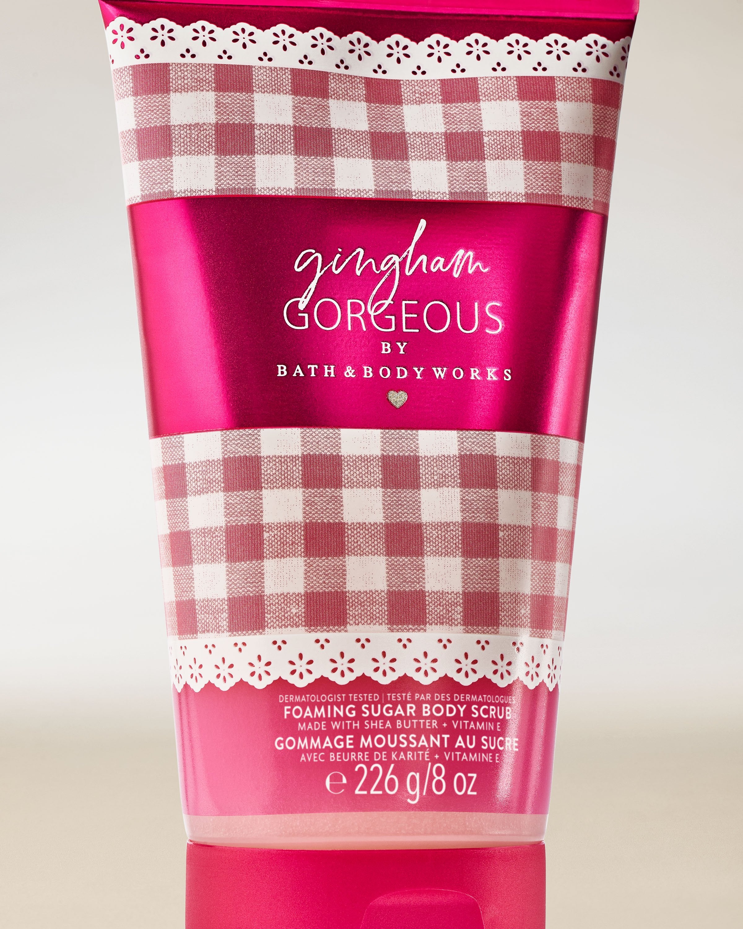 Gingham Gorgeous Foaming Sugar Body Scrub