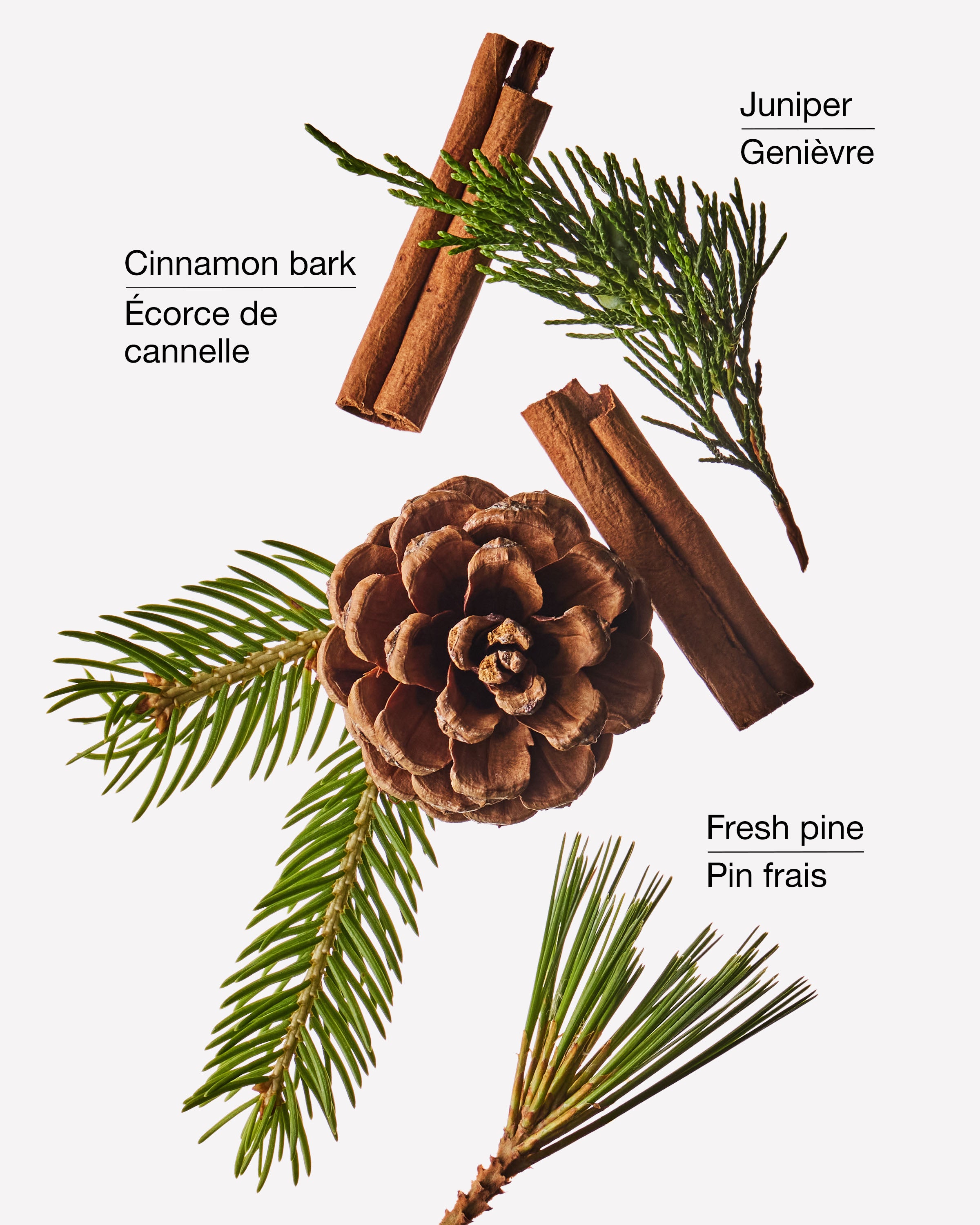 Chandelle à 3 mèches Cinnamon Pinecone