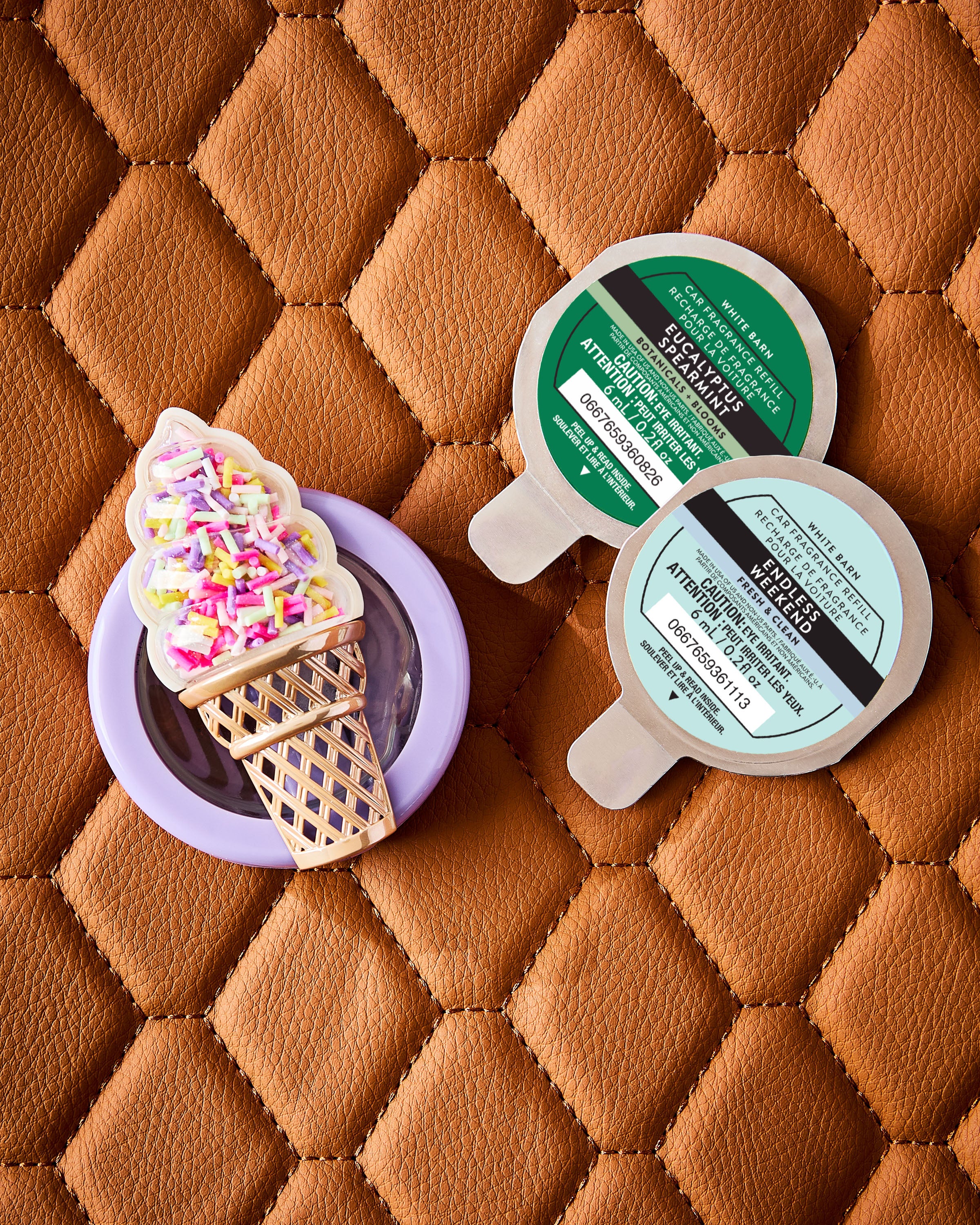 Soft Serve Cone with Sprinkles Car Fragrance Holder