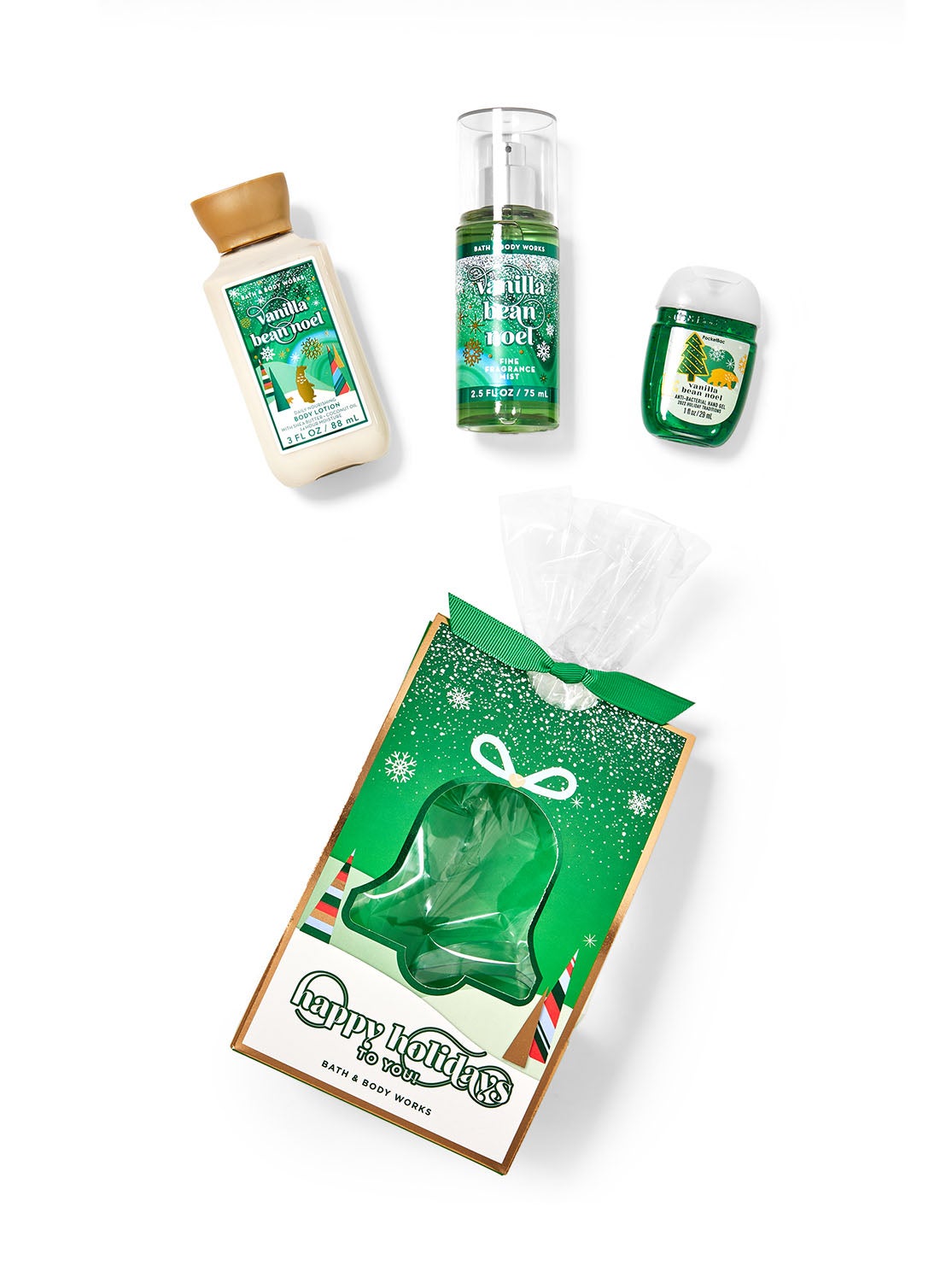 Vanilla Bean Noel Mini Gift Set Bath and Body Works