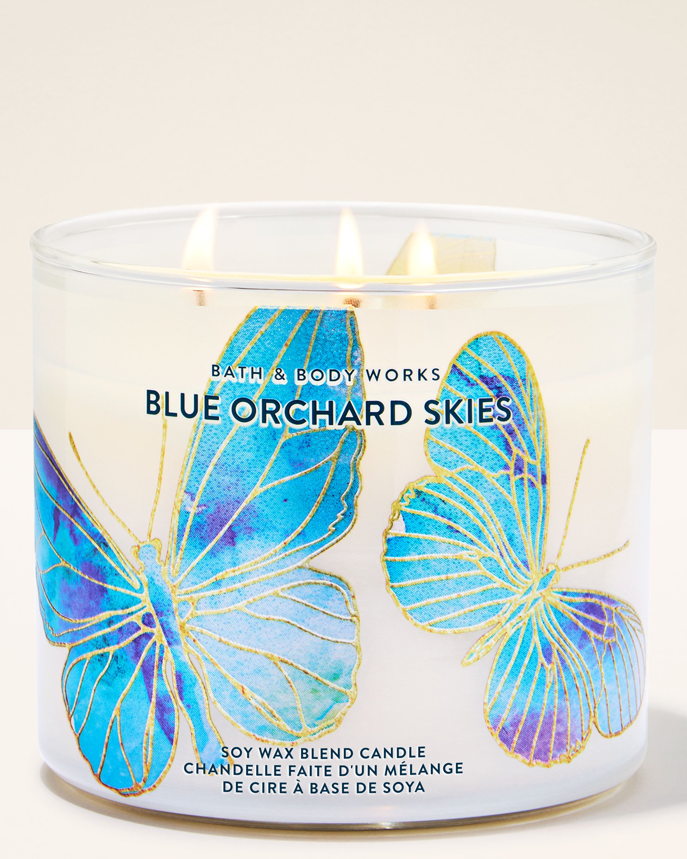 Blue Orchard Skies 3-Wick Candle