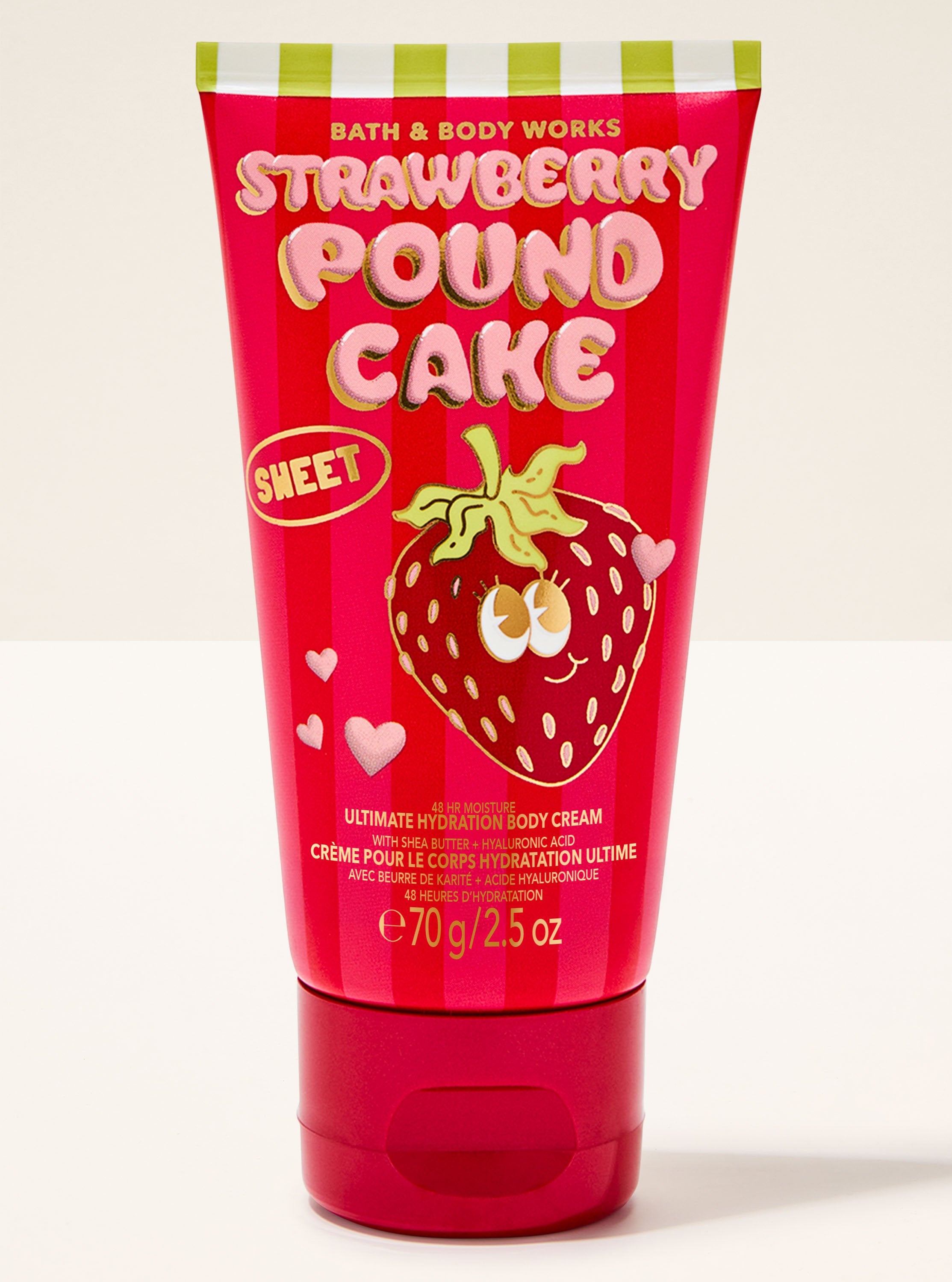 Strawberry Pound Cake Travel Size Ultimate Hydration Body Cream