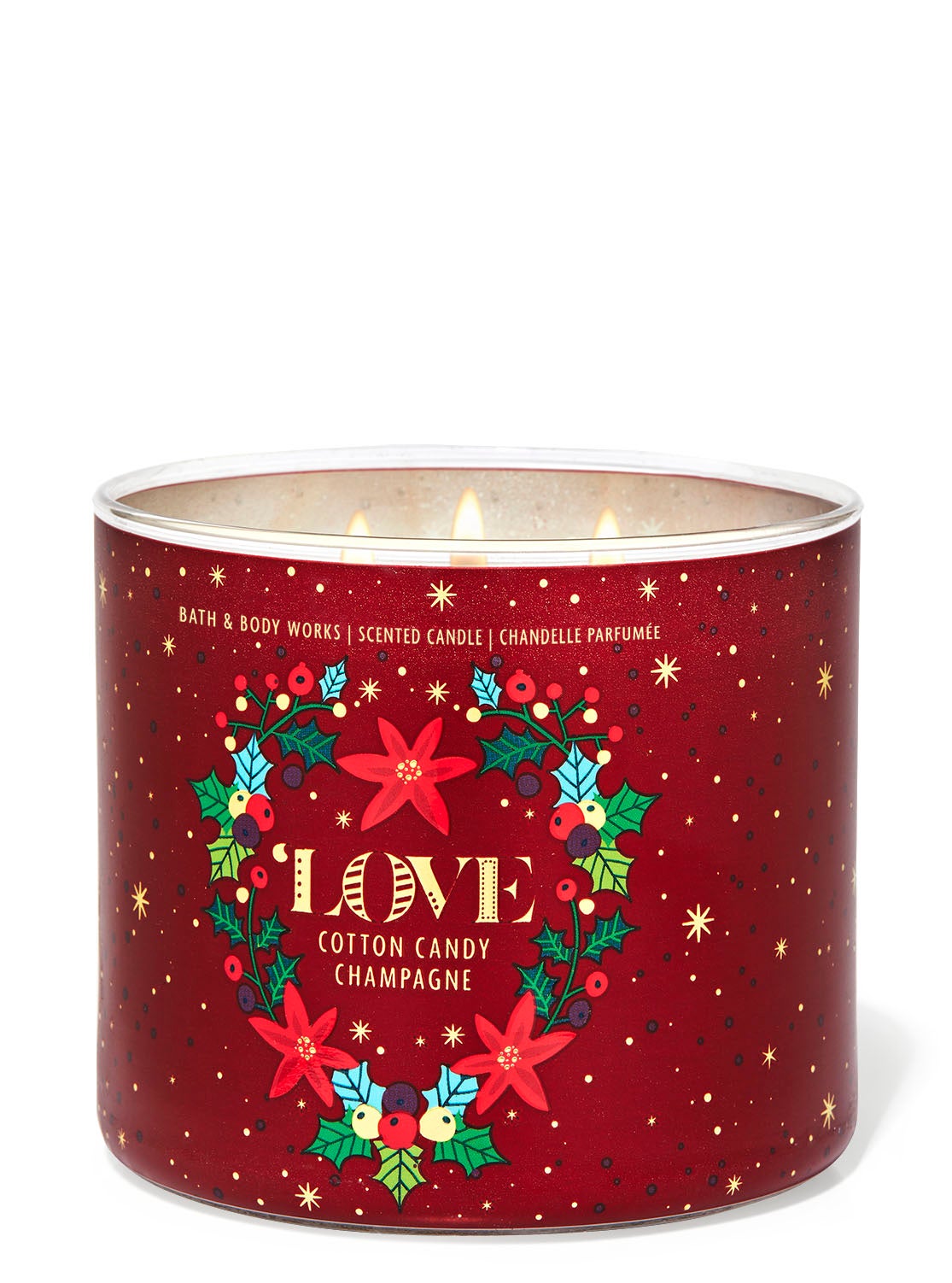 Cotton Candy Champagne 3Wick Candle Bath and Body Works