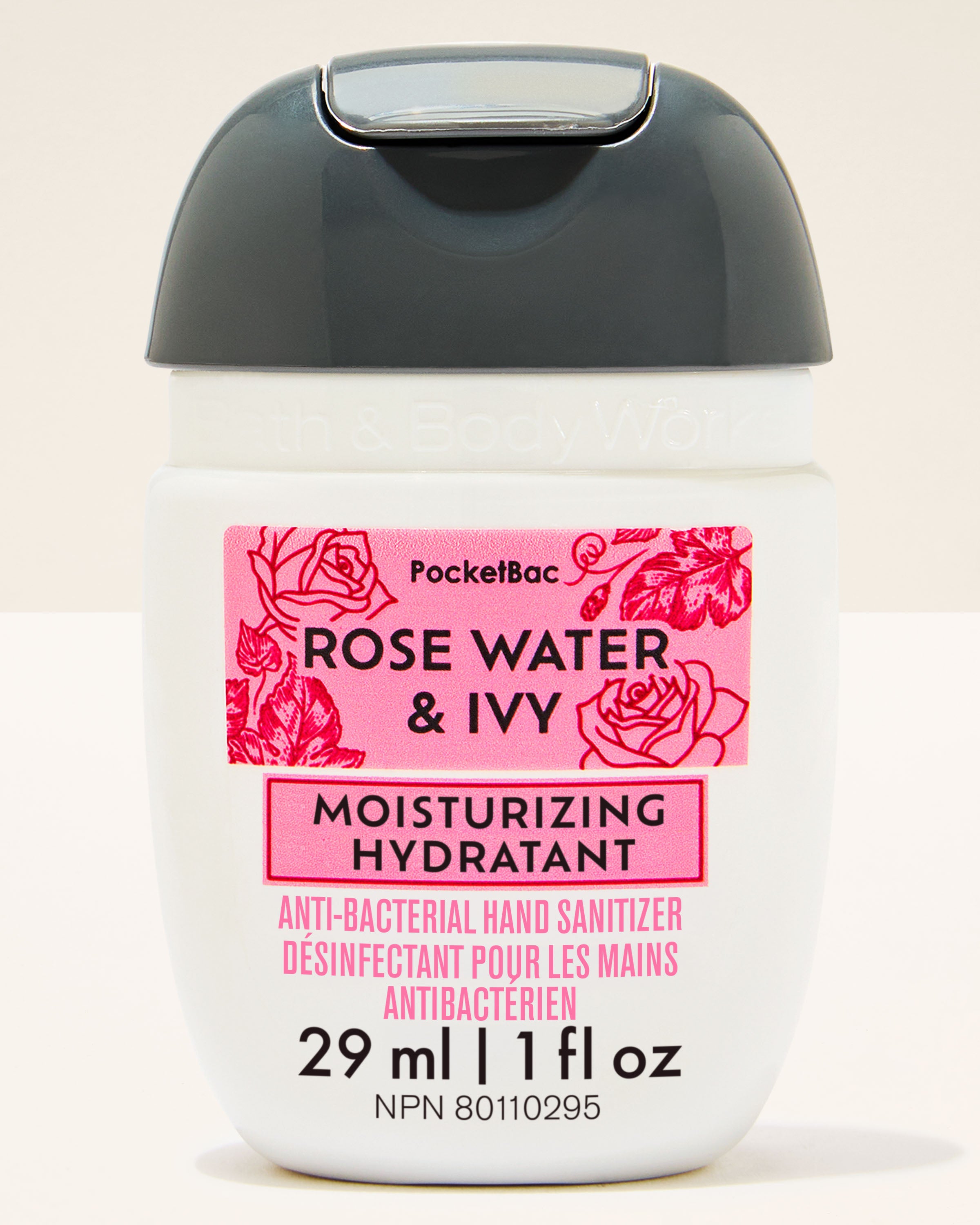 Rose Water & Ivy Moisturizing PocketBac Hand Sanitizer