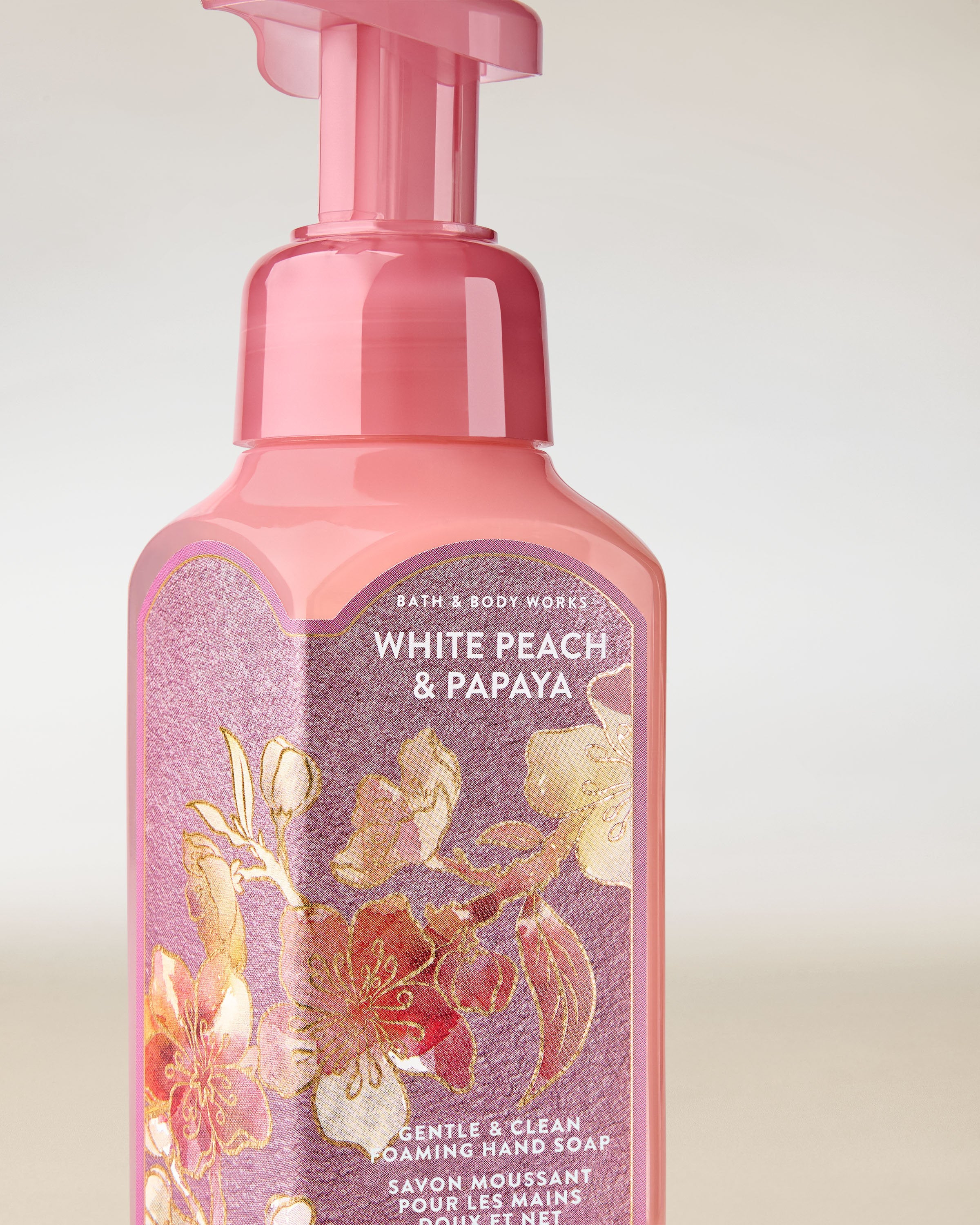 White Peach & Papaya Gentle & Clean Foaming Hand Soap