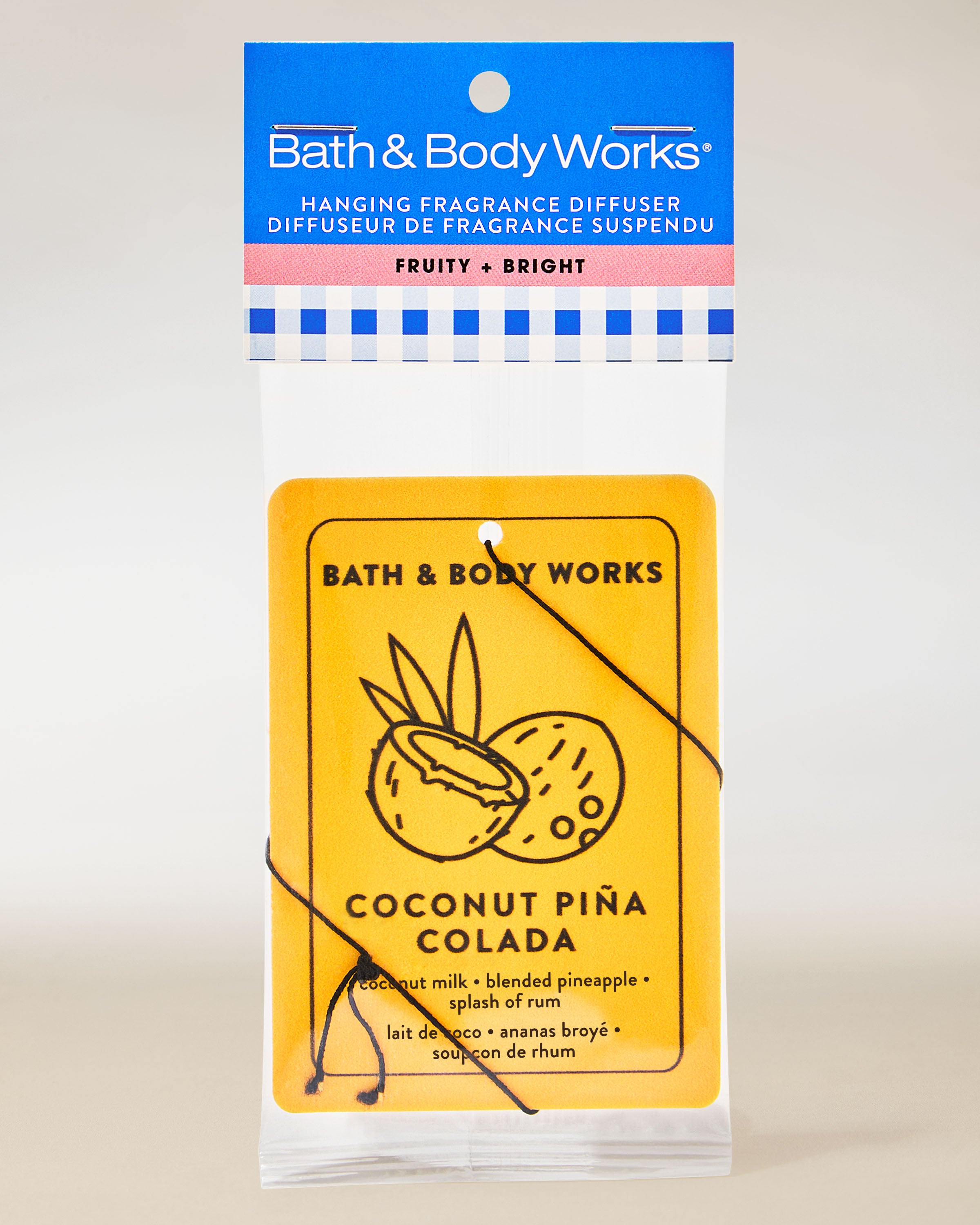 Coconut Piña Colada Hanging Fragrance Diffuser