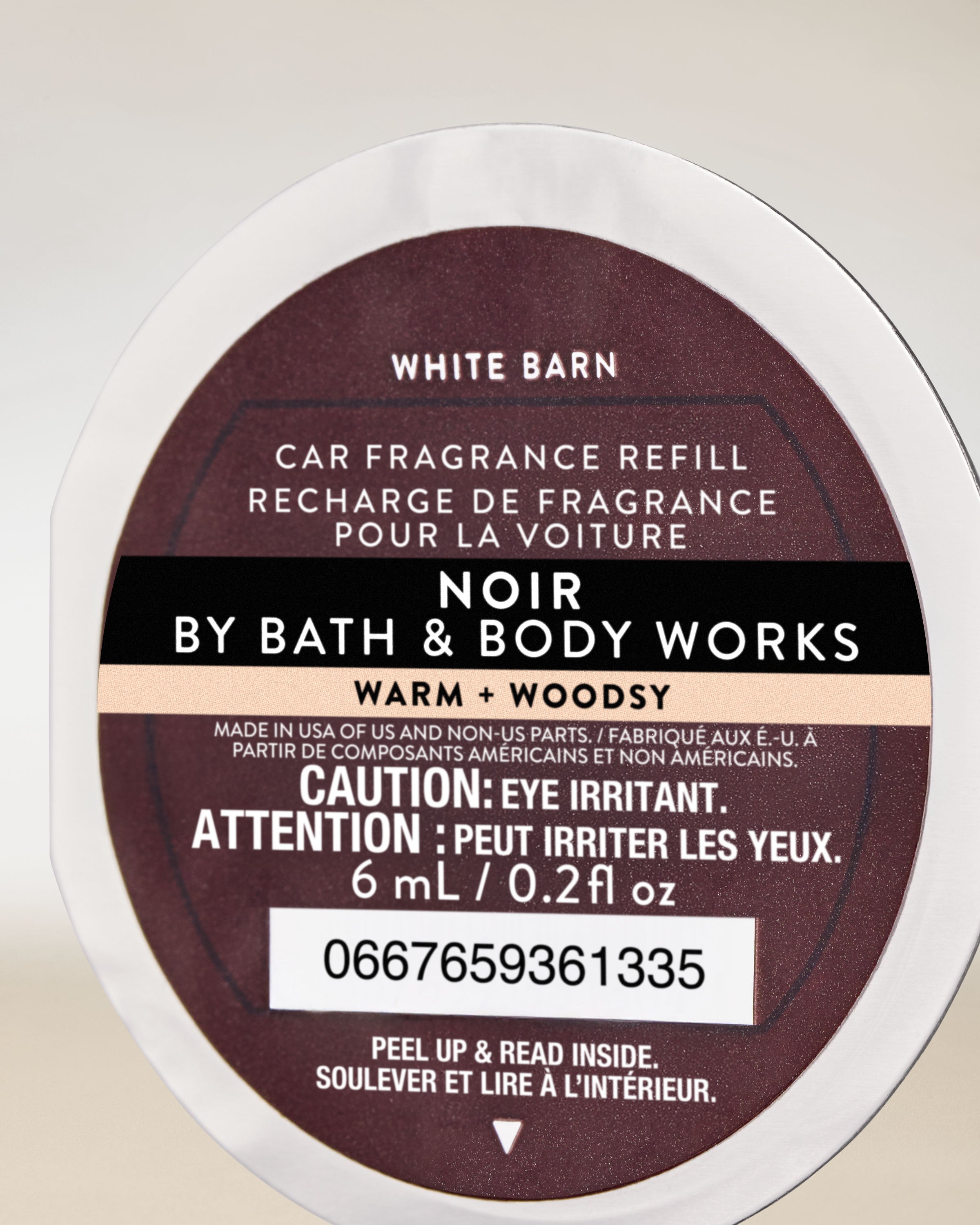 Noir Car Fragrance Refill