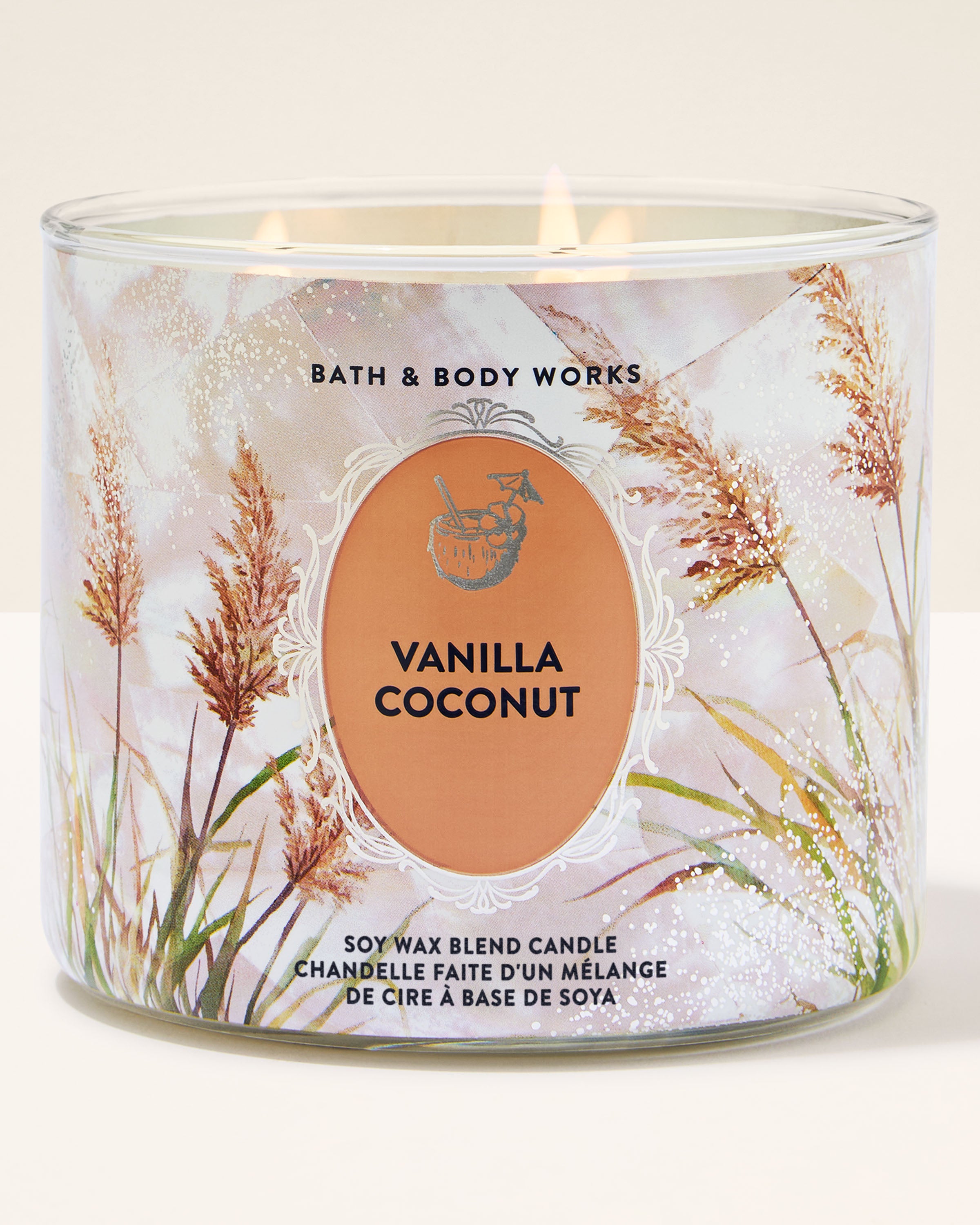 Vanilla Coconut 3-Wick Candle