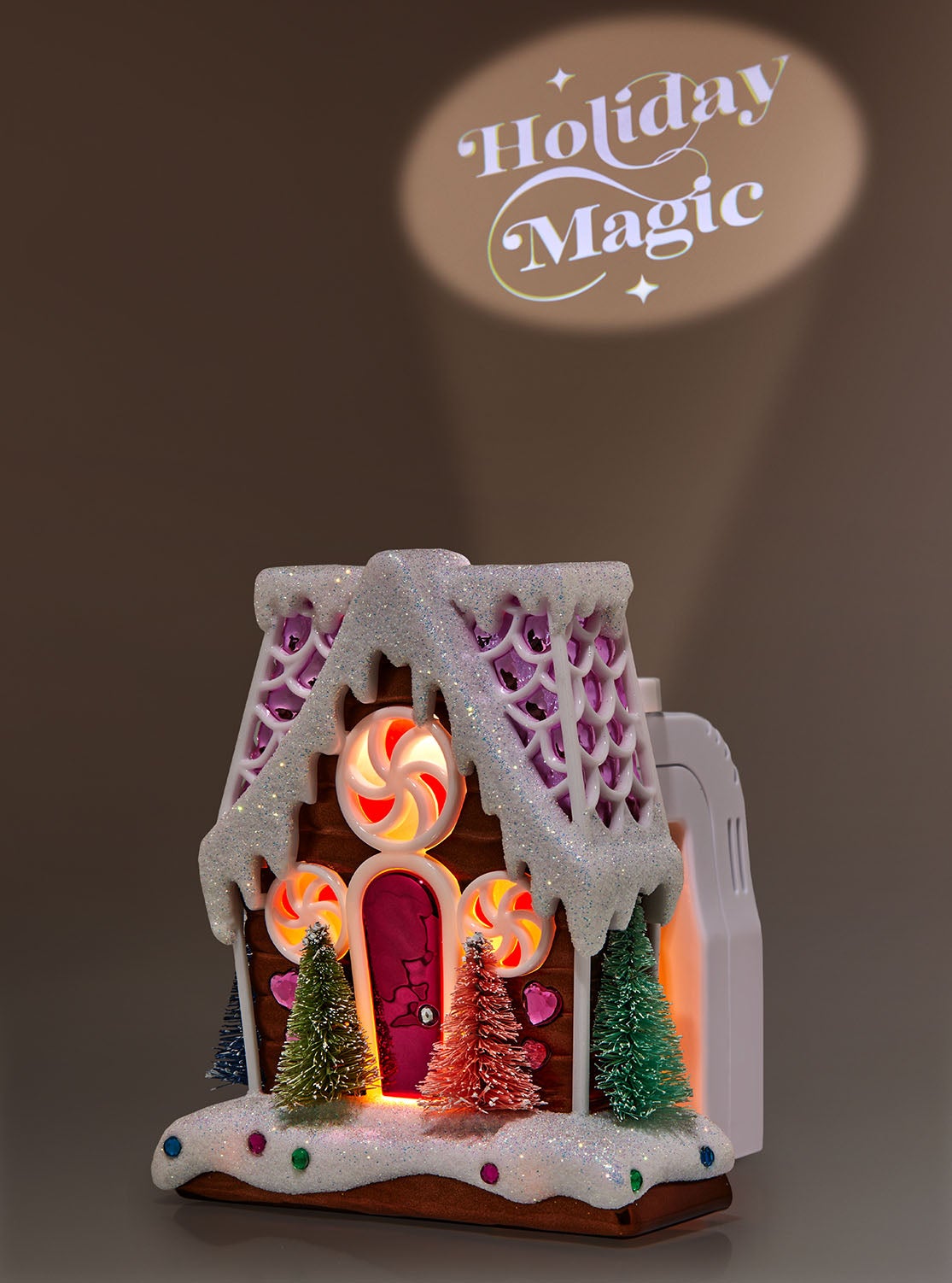 Magical Holiday House Nightlight Wallflowers Fragrance Plug Bath and