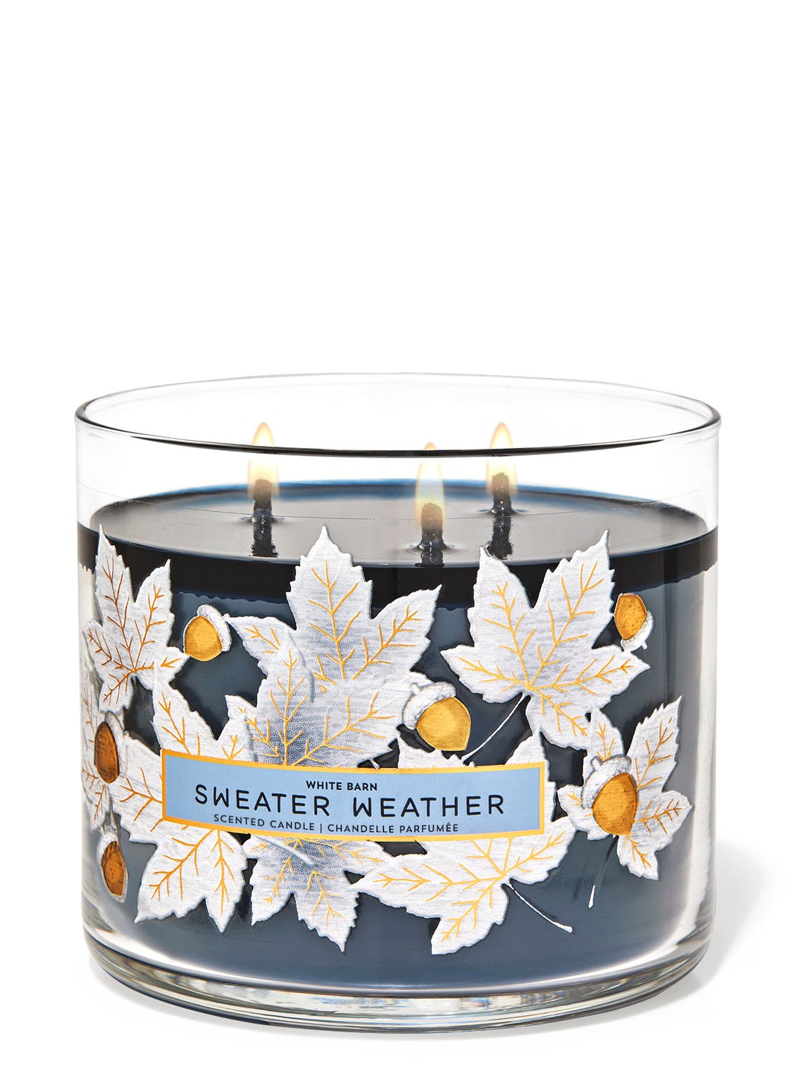 Sweater Weather 3Wick Candle Bath and Body Works