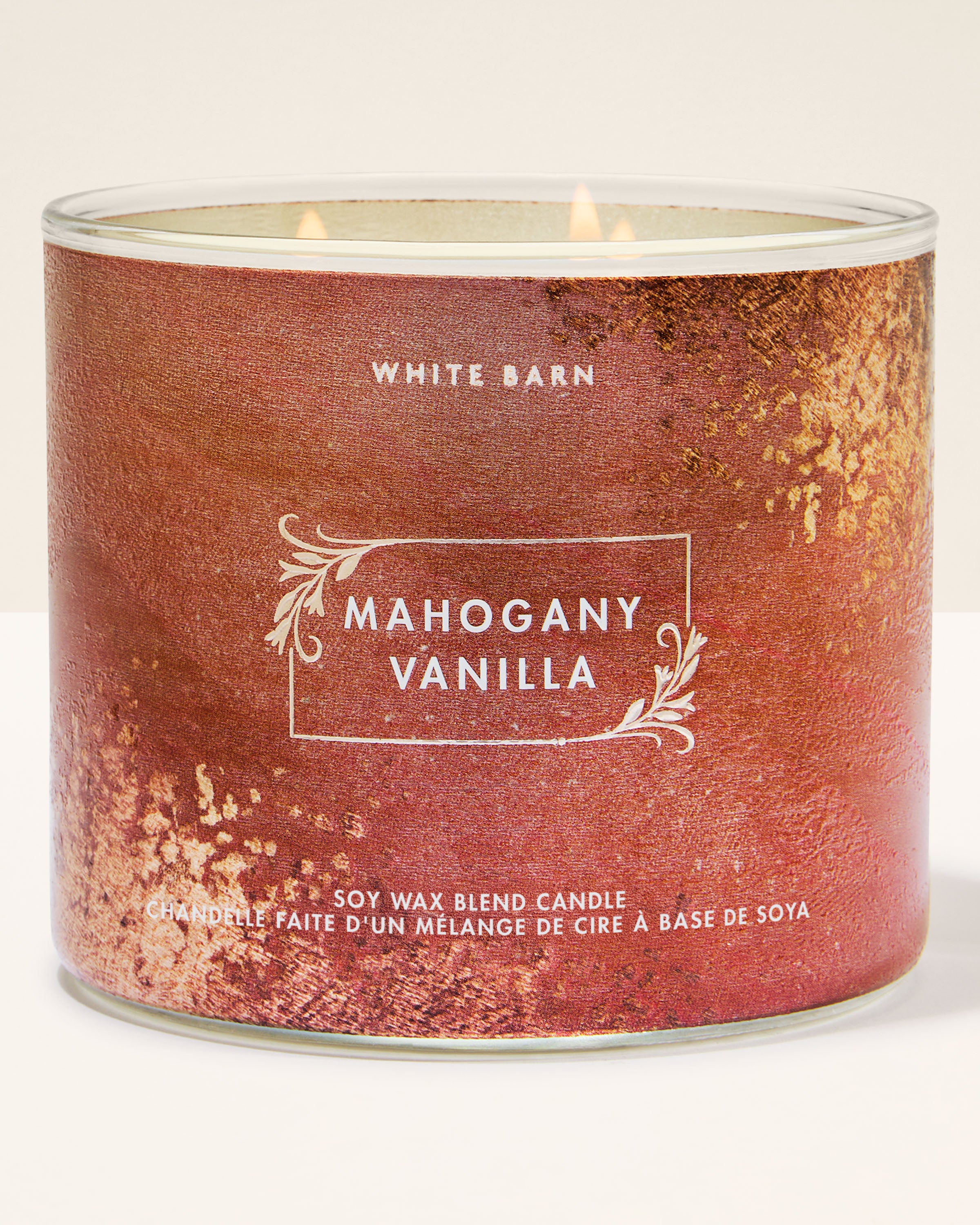 Mahogany Vanilla 3-Wick Candle