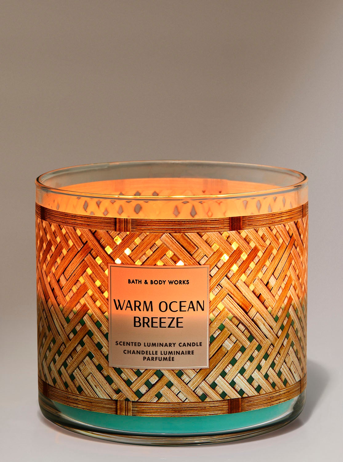 Warm Ocean Breeze 3Wick Candle Bath and Body Works