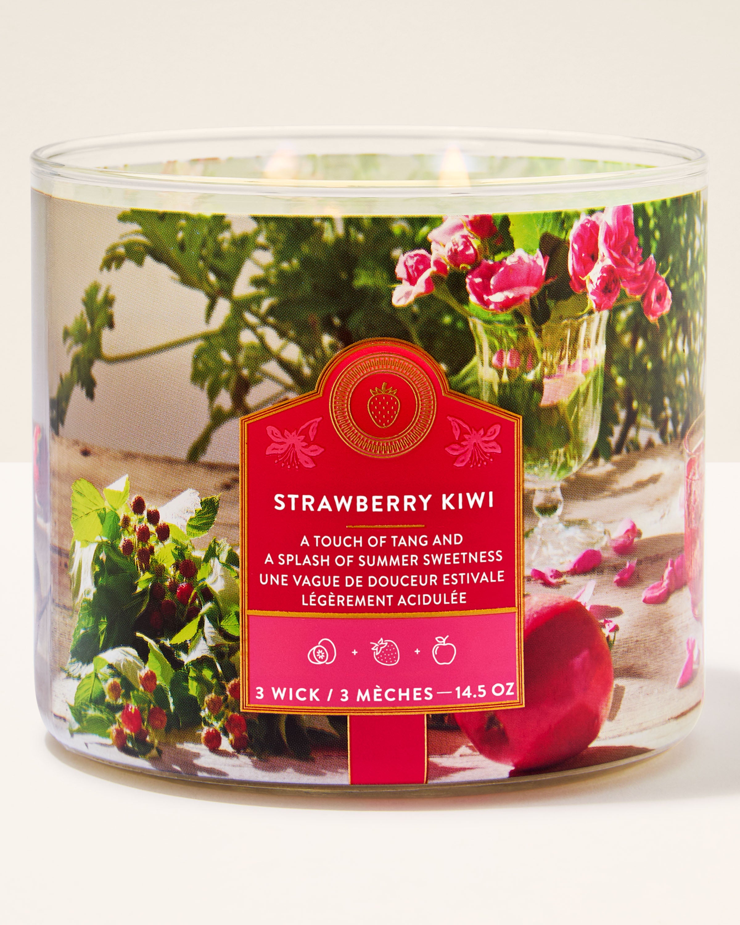 Strawberry Kiwi 3-Wick Candle