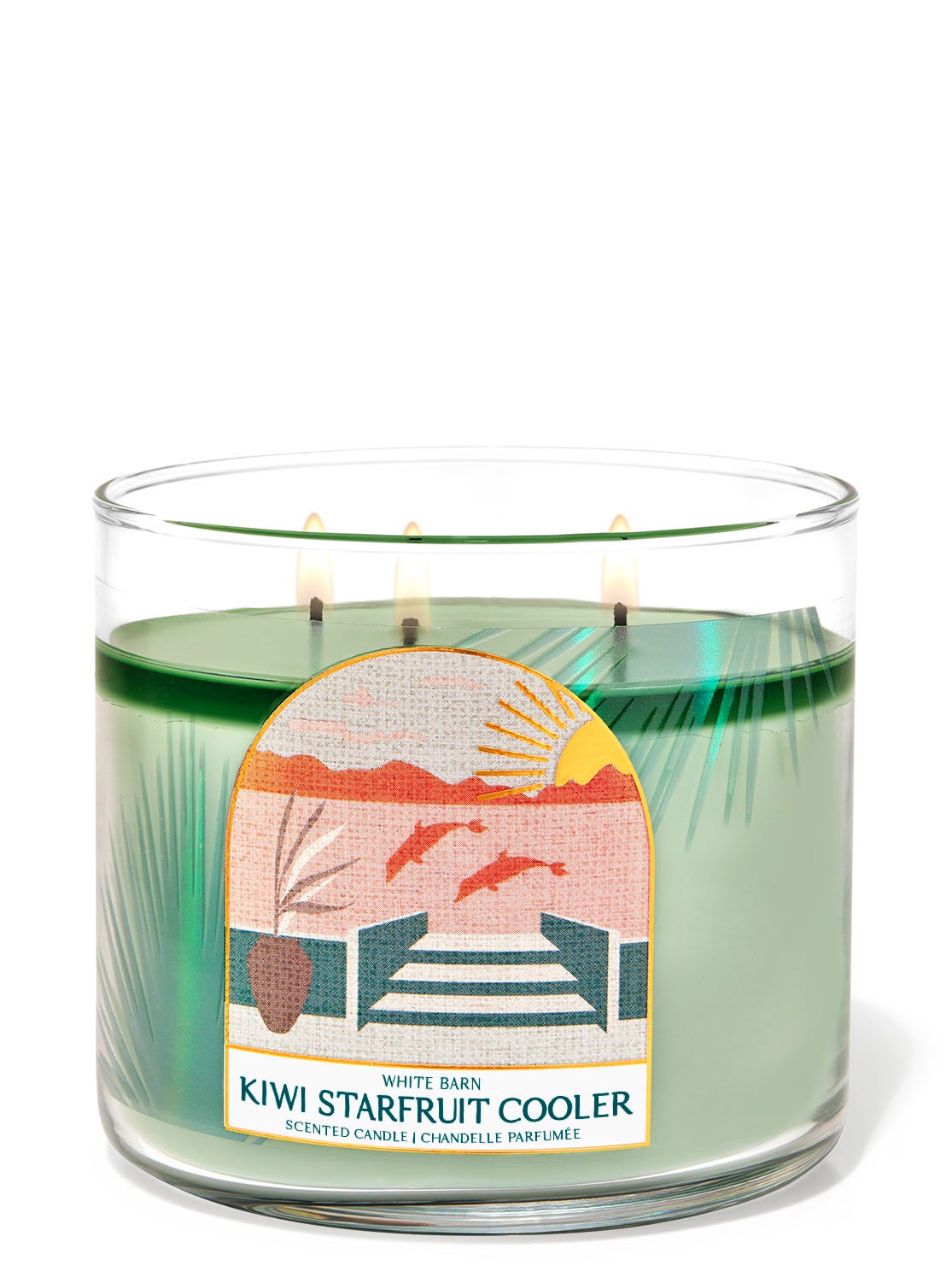 Kiwi Starfruit Cooler 3Wick Candle Bath and Body Works