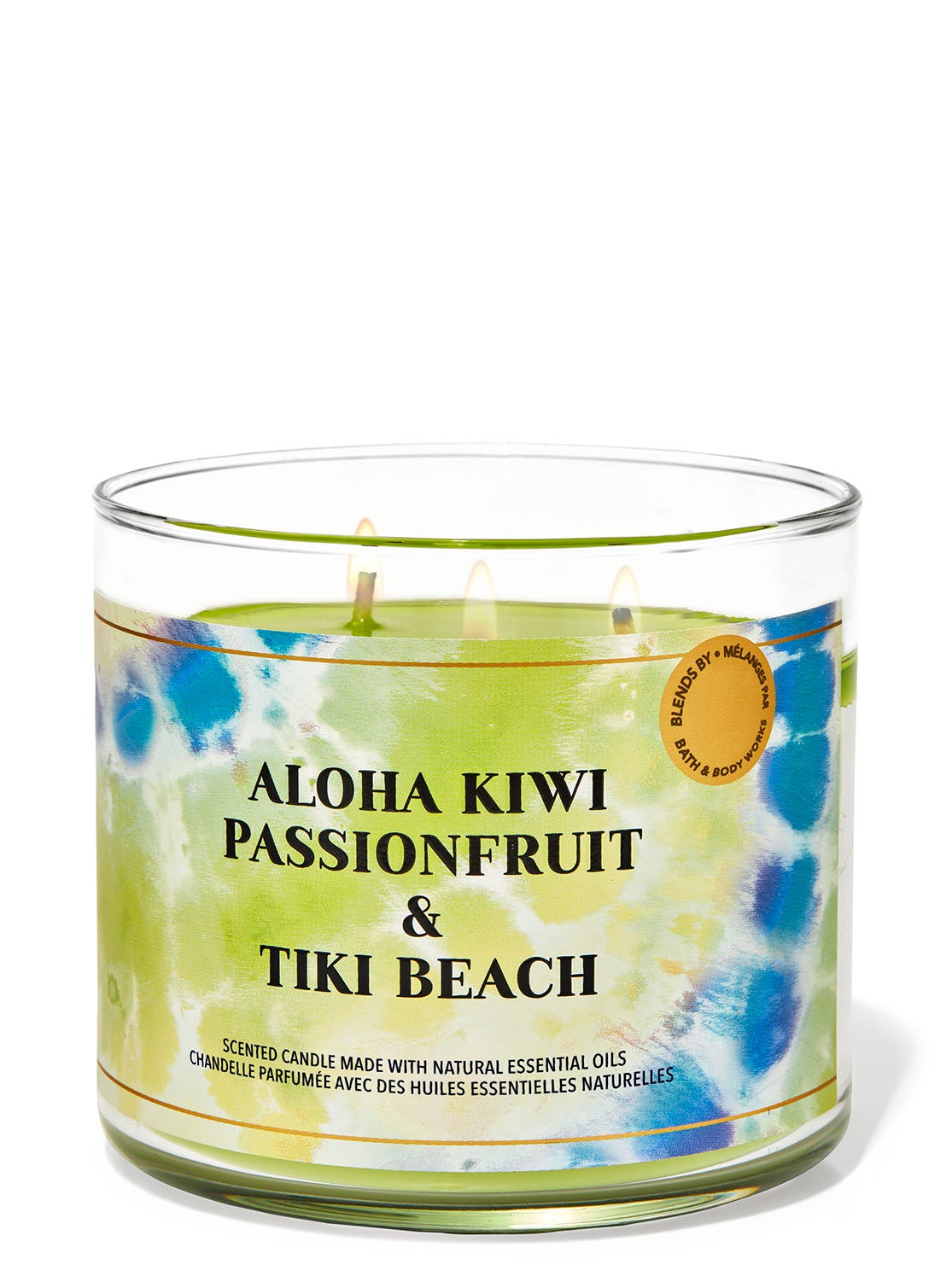 Aloha Kiwi Passionfruit & Tiki Beach 3Wick Candle Bath and Body Works