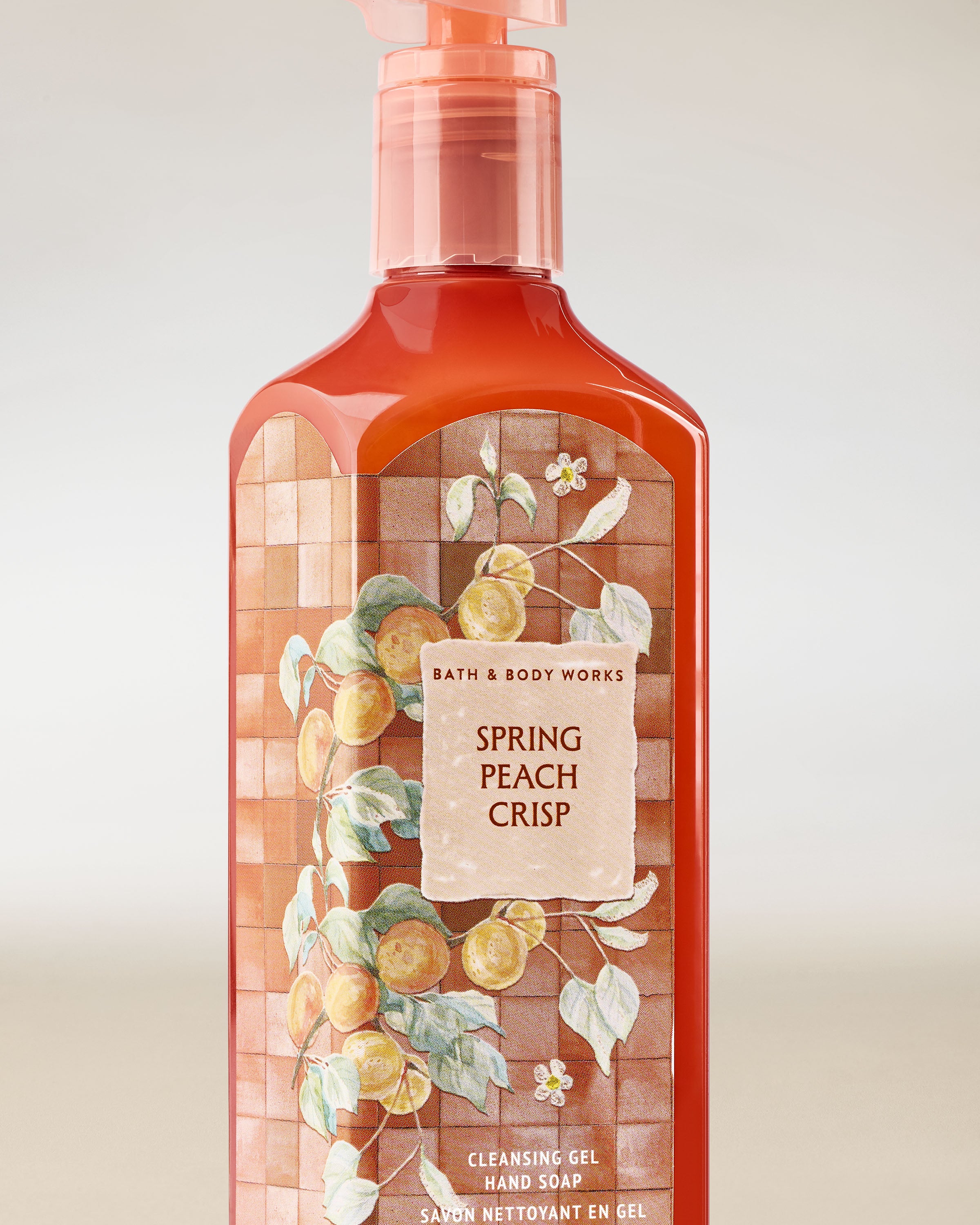 Spring Peach Crisp Cleansing Gel Hand Soap