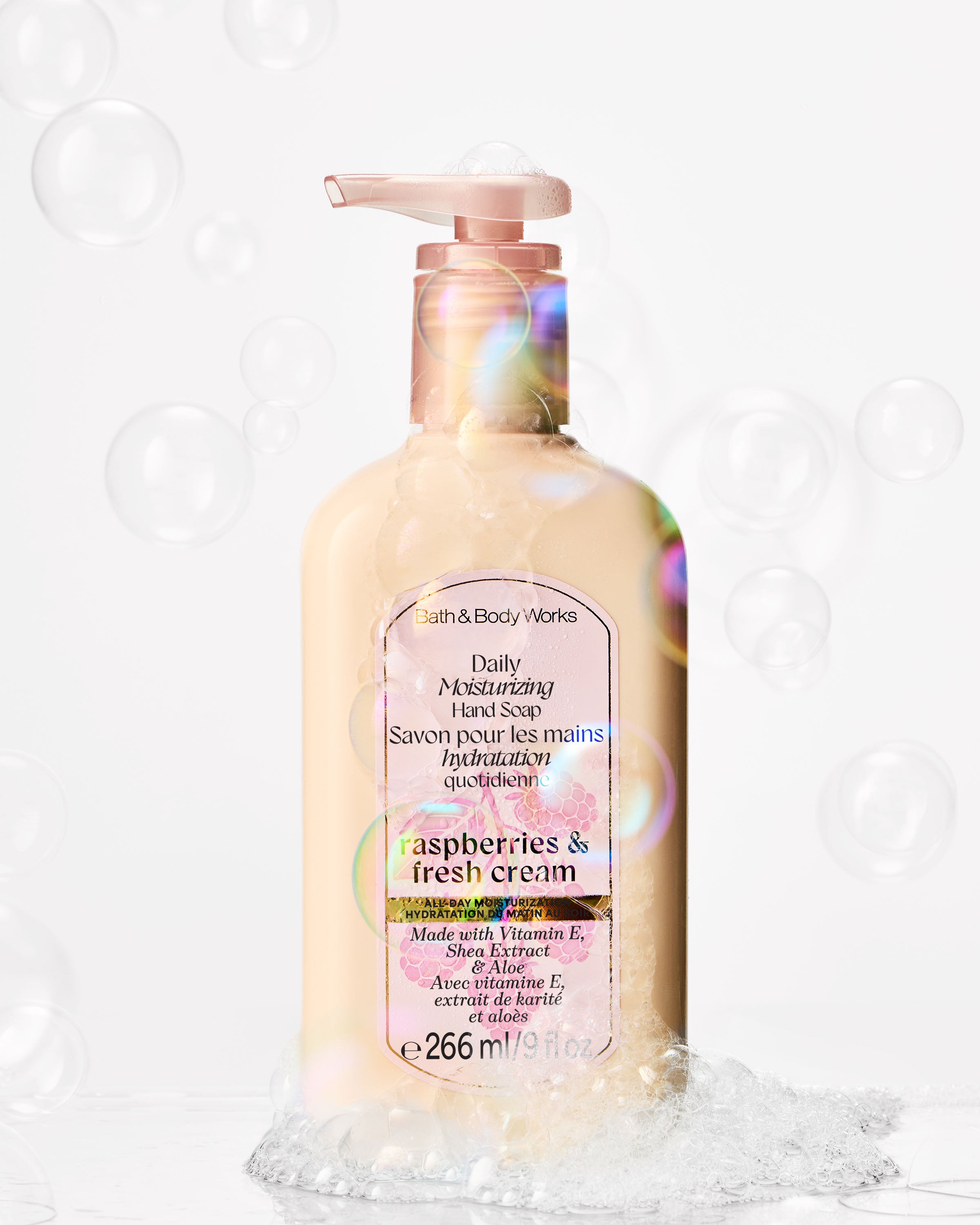 Raspberries & Fresh Cream Daily Moisturizing Hand Soap