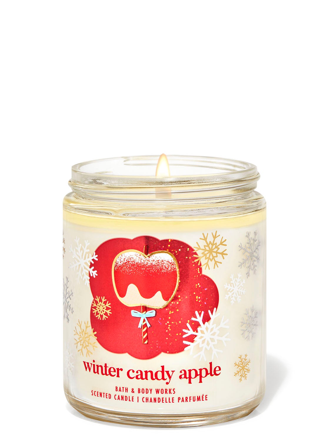 Winter Candy Apple Single Wick Candle Bath and Body Works