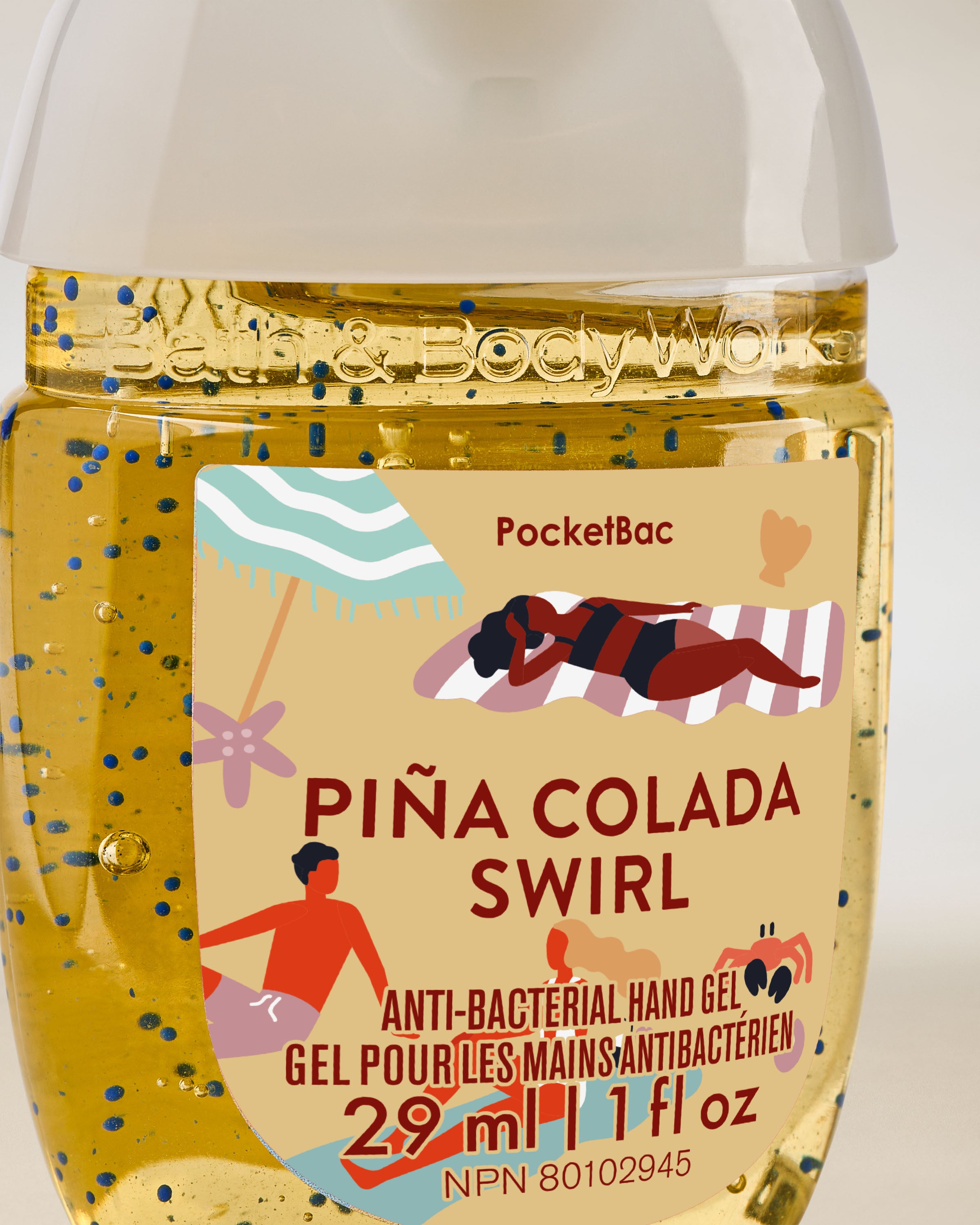 Piña Colada Swirl PocketBac Hand Sanitizer