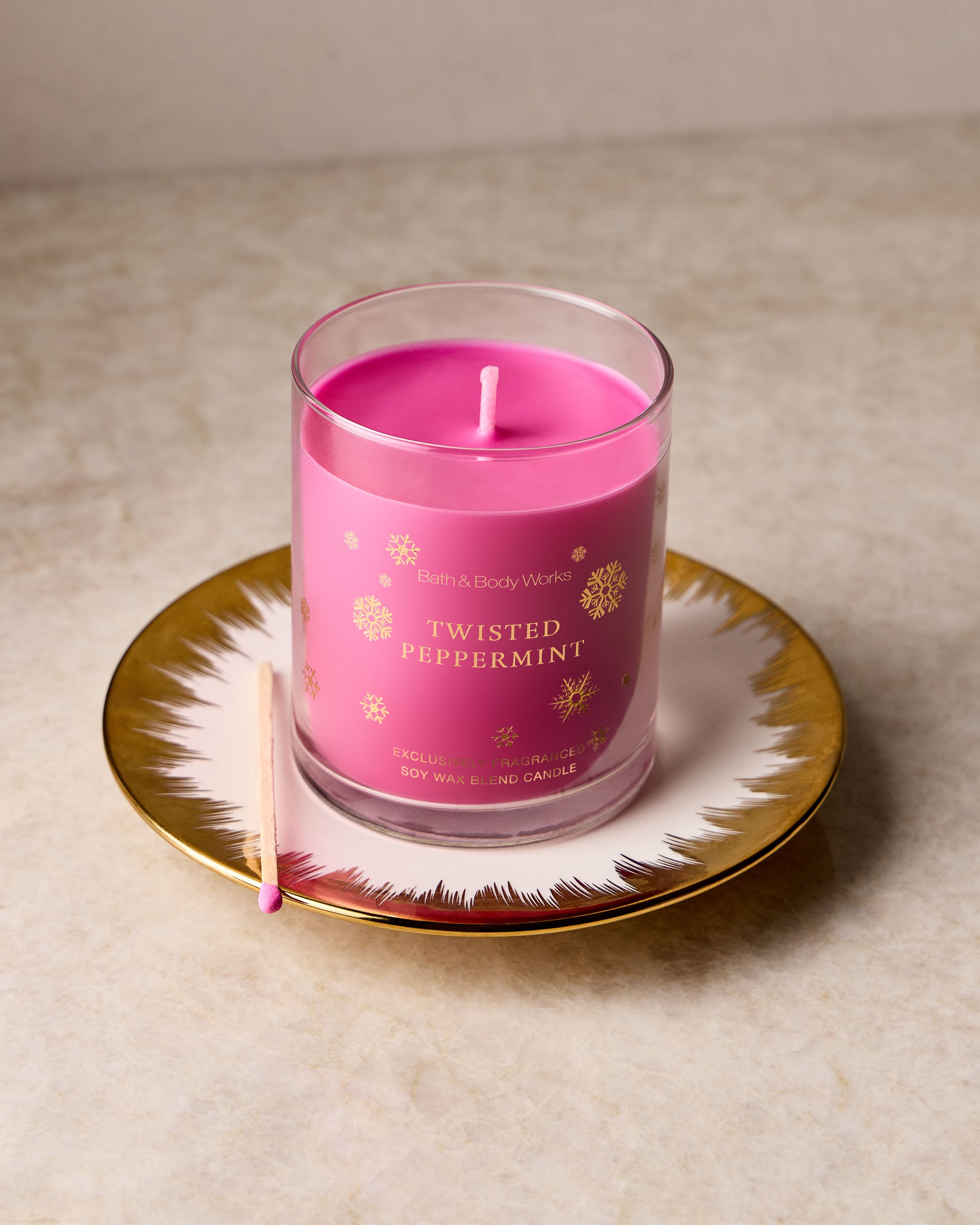 Twisted Peppermint Single Wick Candle