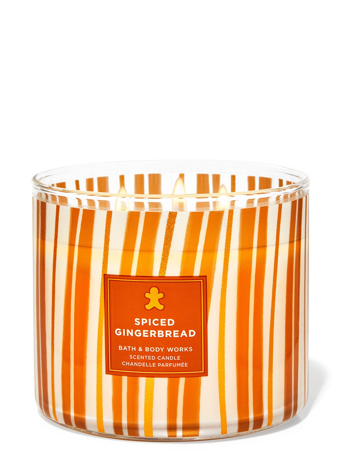 Spiced Gingerbread 3Wick Candle Bath and Body Works