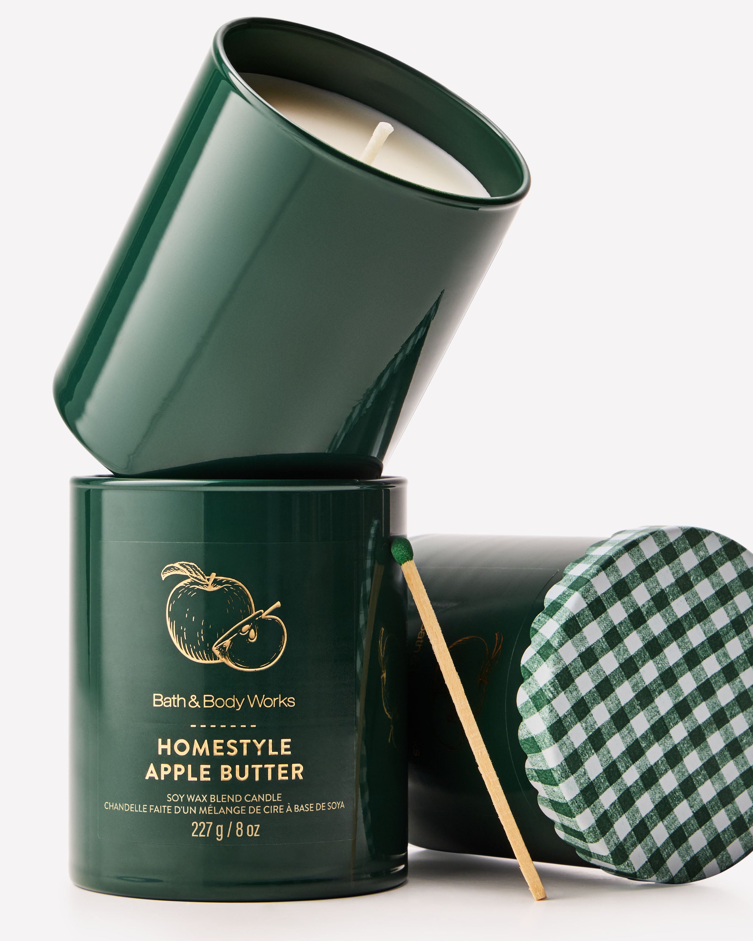Chandelle à une mèche Homestyle Apple Butter