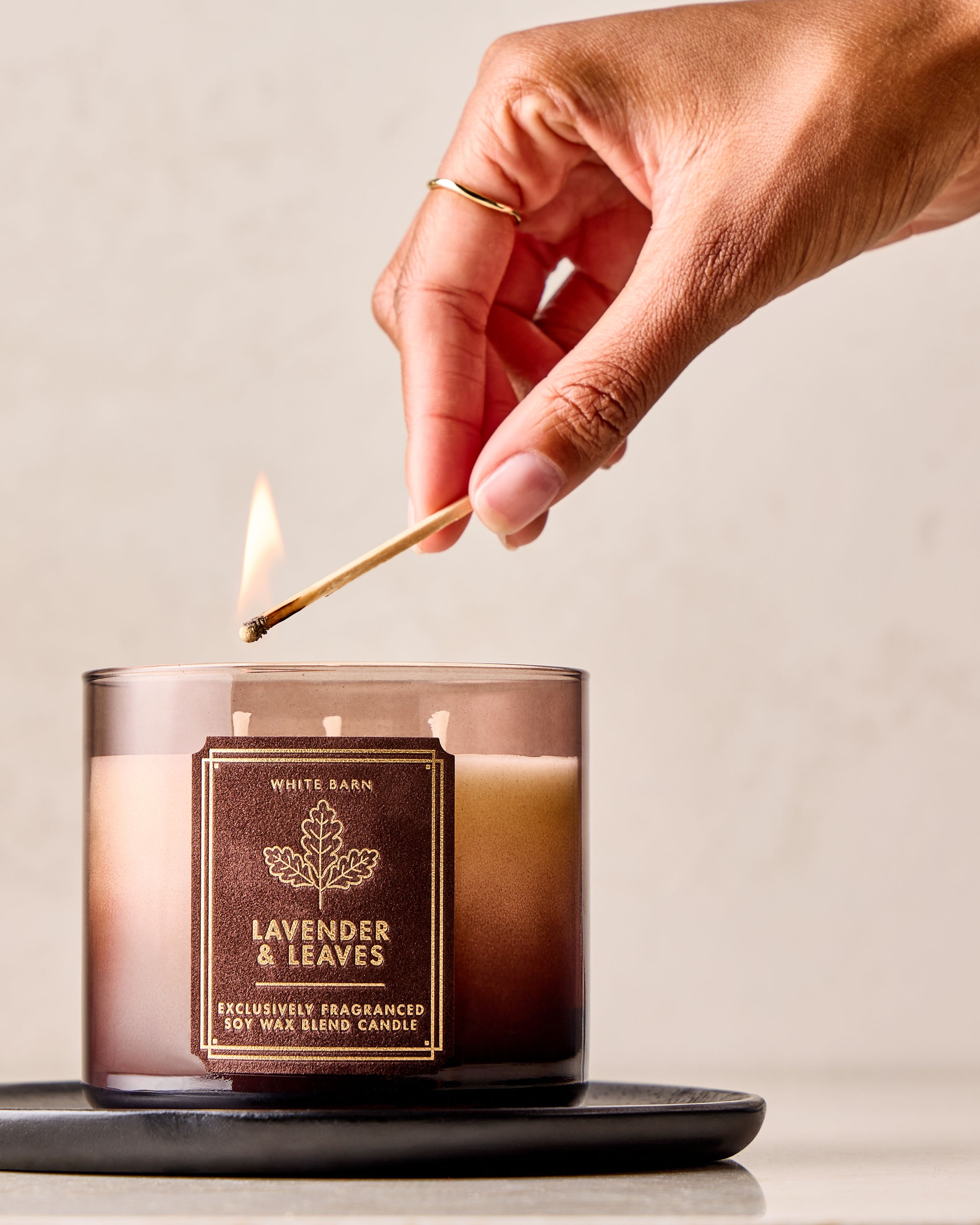 Lavender & Leaves 3-Wick Candle