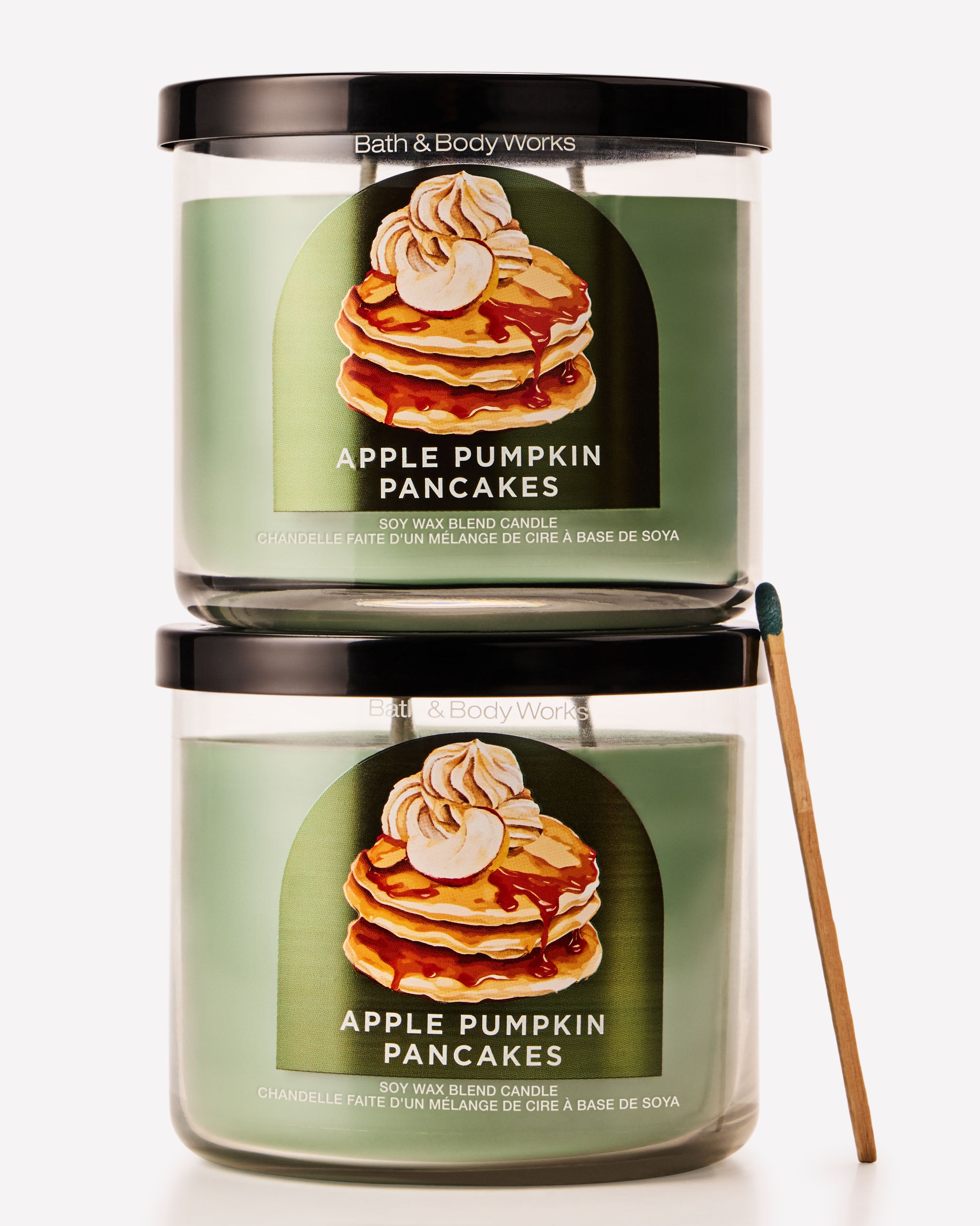 Chandelle à 3 mèches Apple Pumpkin Pancakes