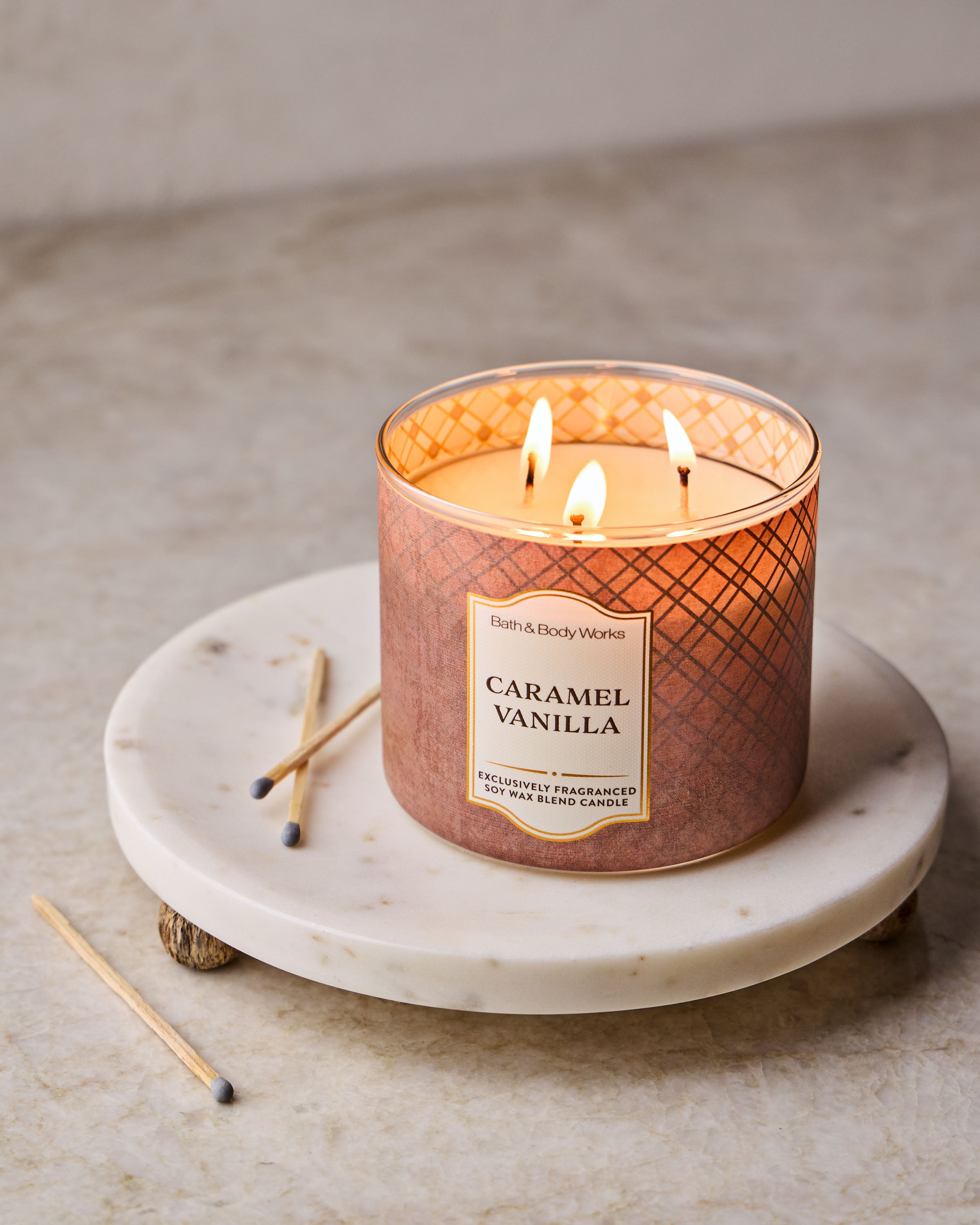 Caramel Vanilla 3-Wick Candle