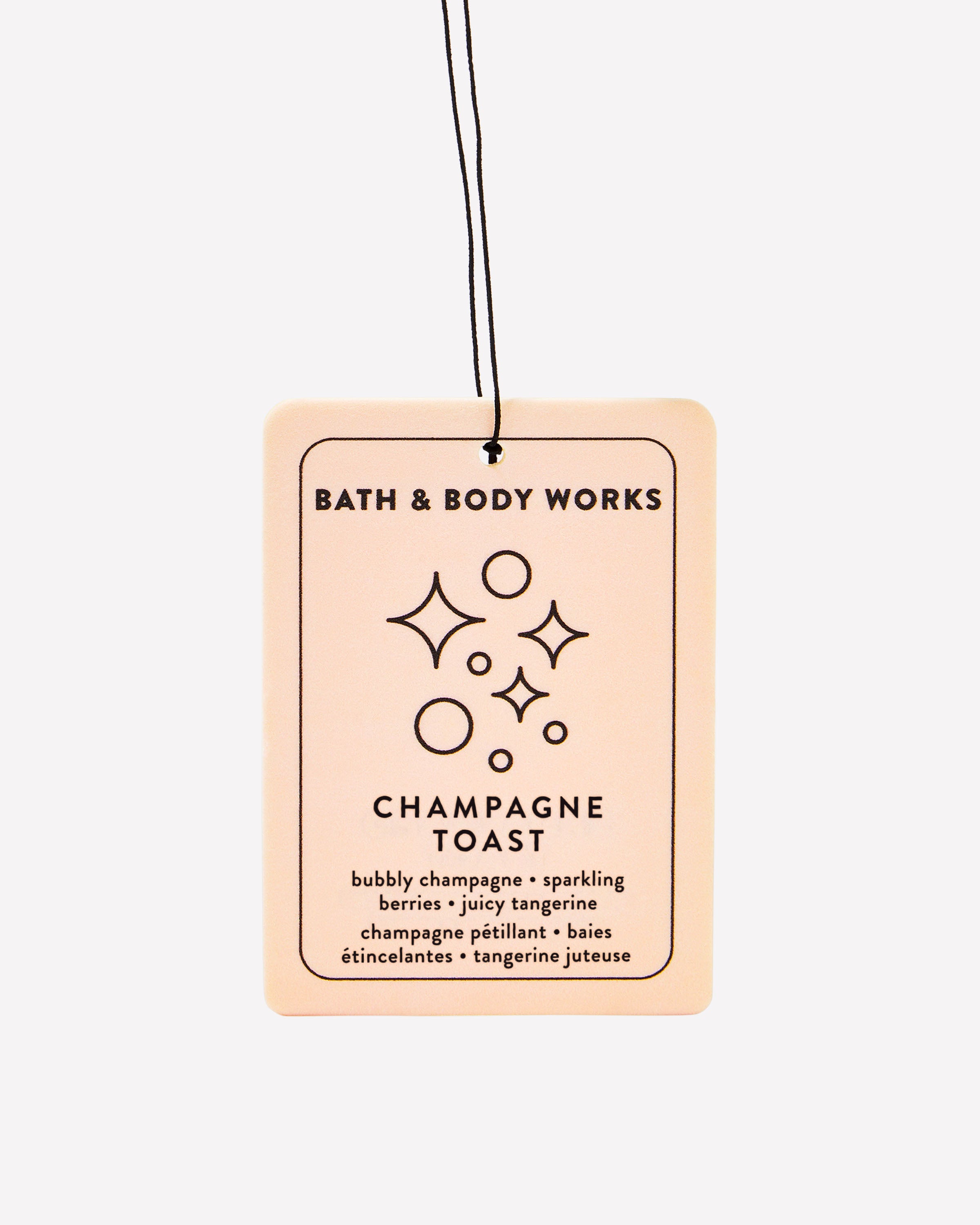 Diffuseur de fragrance suspendu Champagne Toast
