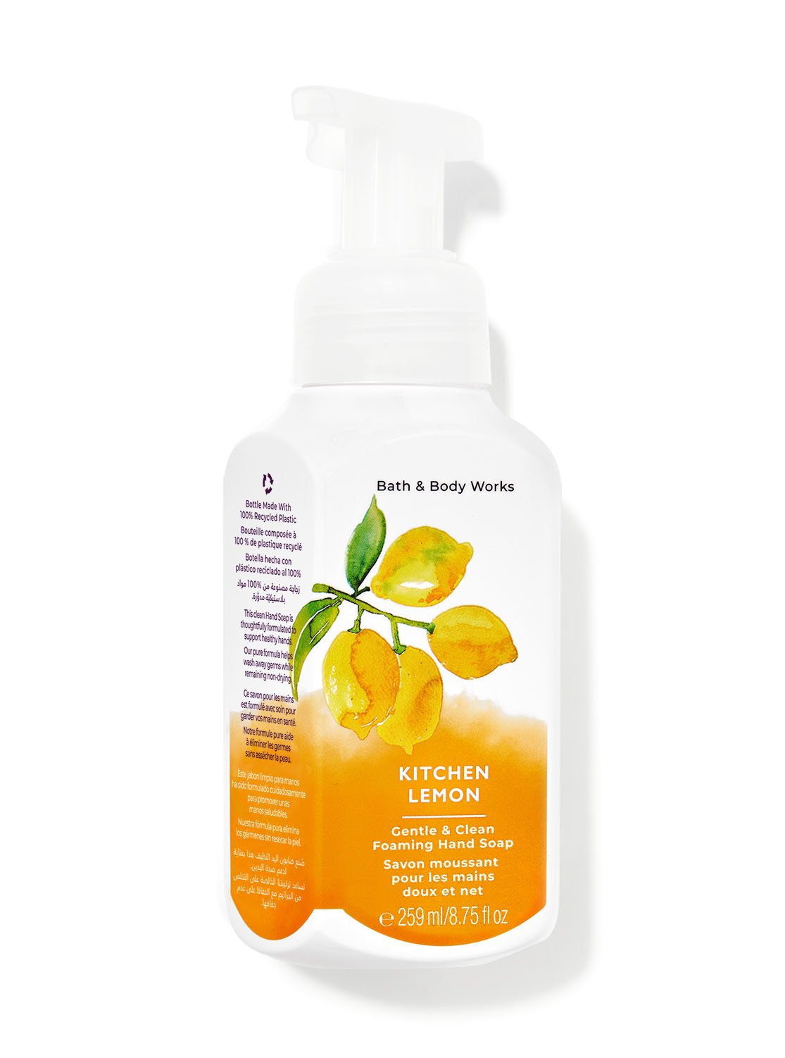 Kitchen Lemon Gentle & Clean Foaming Hand Soap | Bath and ...