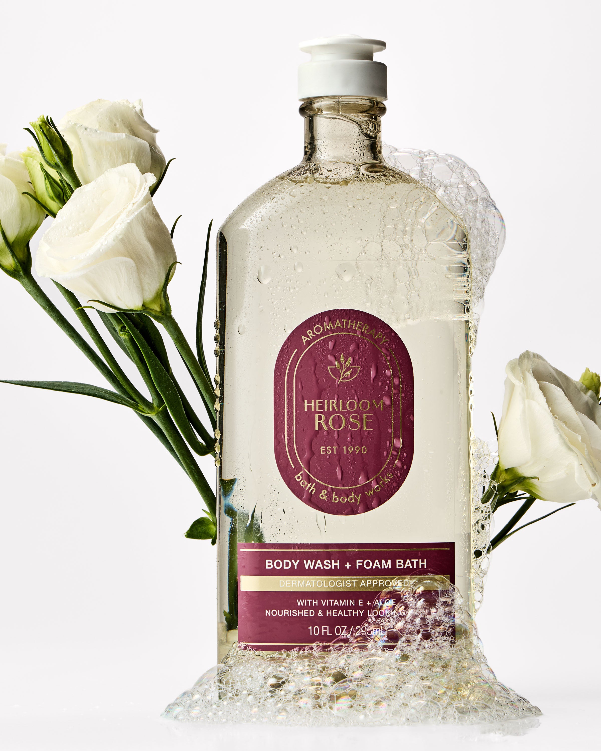 Nettoyant pour le corps et bain moussant Heirloom Rose