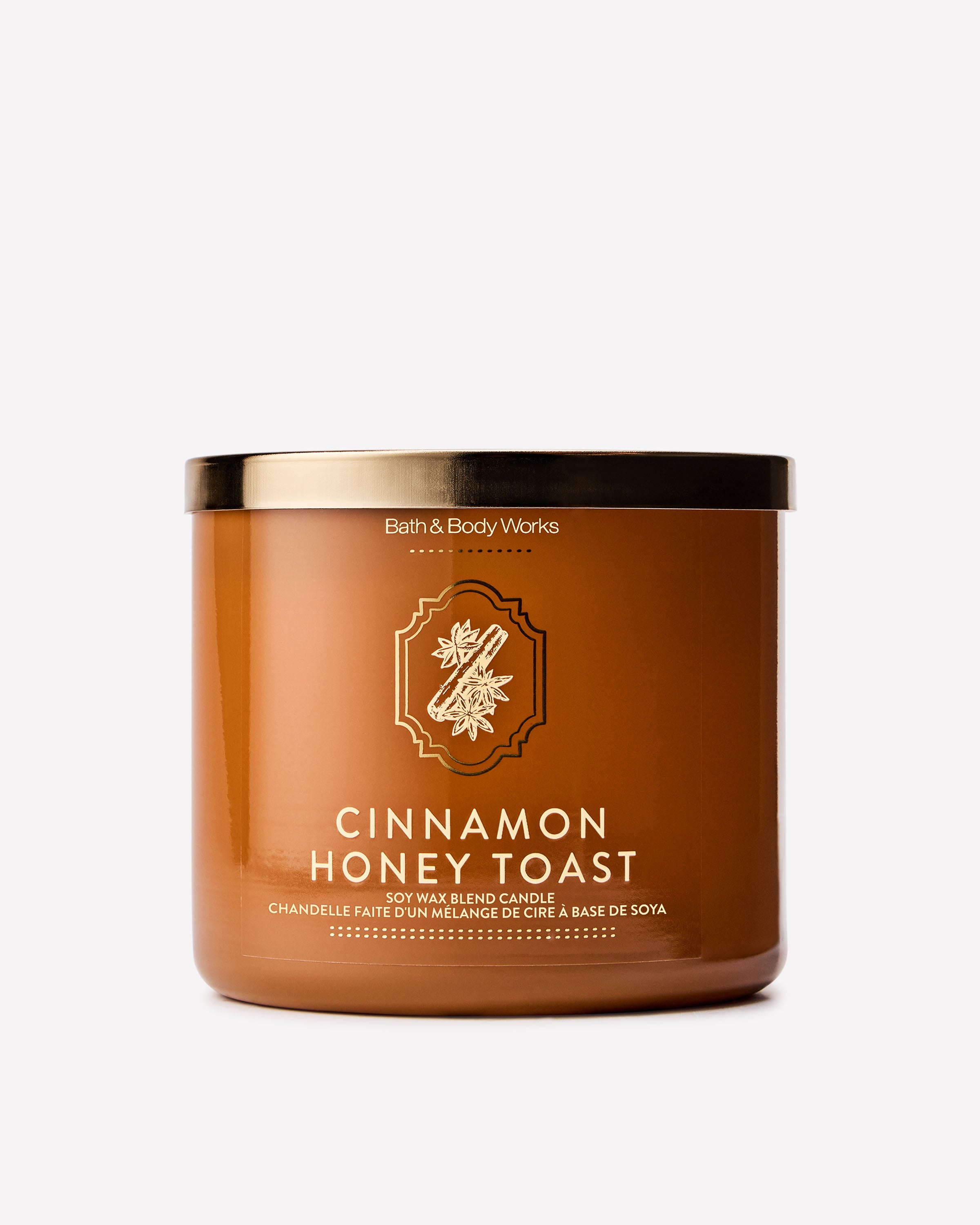 Chandelle à 3 mèches Cinnamon Honey Toast