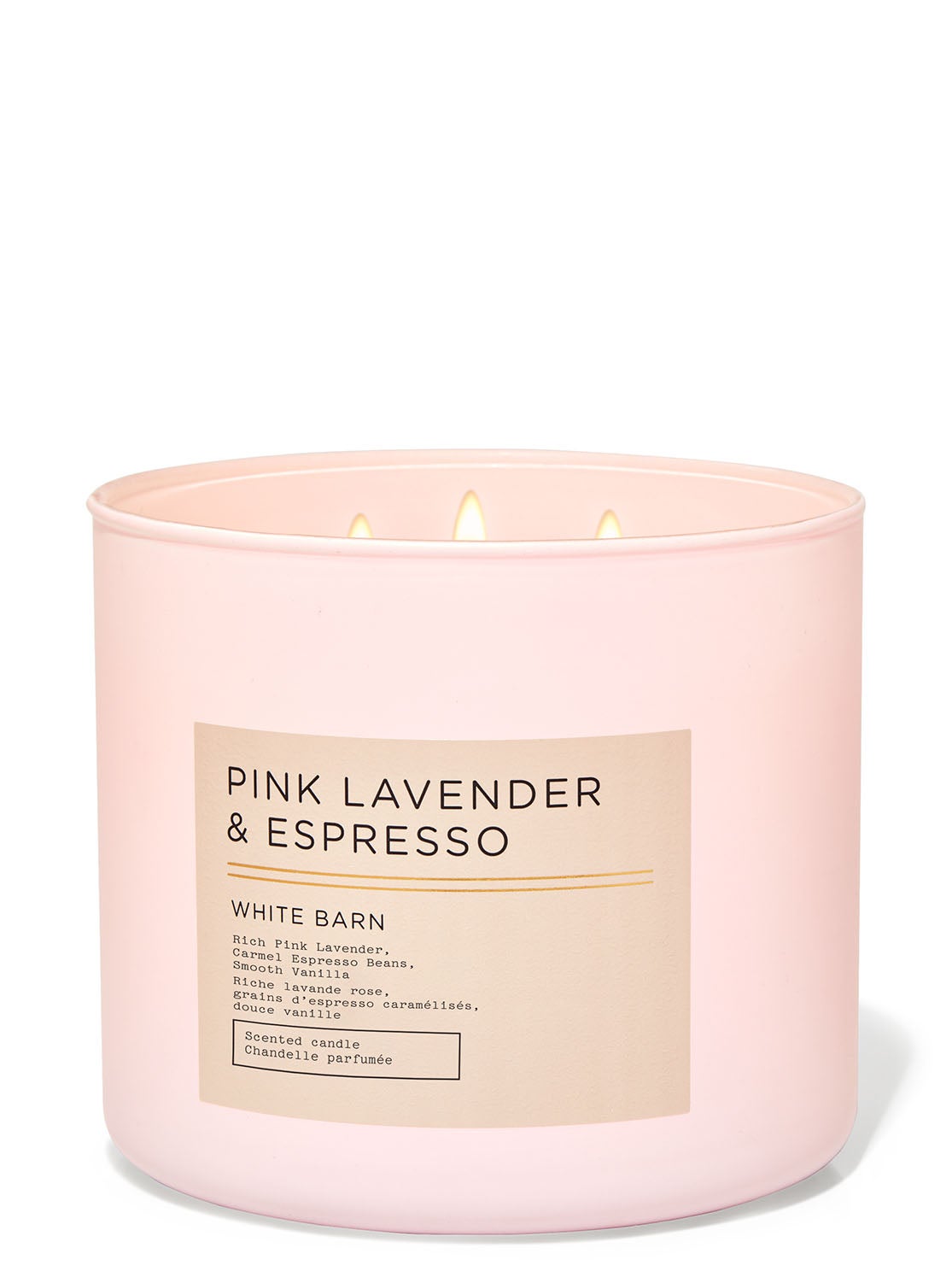 Pink Lavender & Espresso 3Wick Candle Bath and Body Works