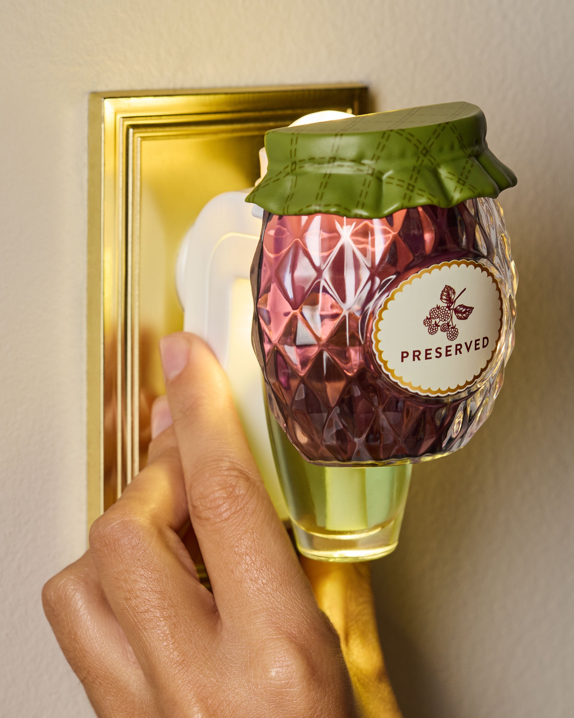 Diffuseur de fragrance Wallflowers Veilleuse pot de confiture