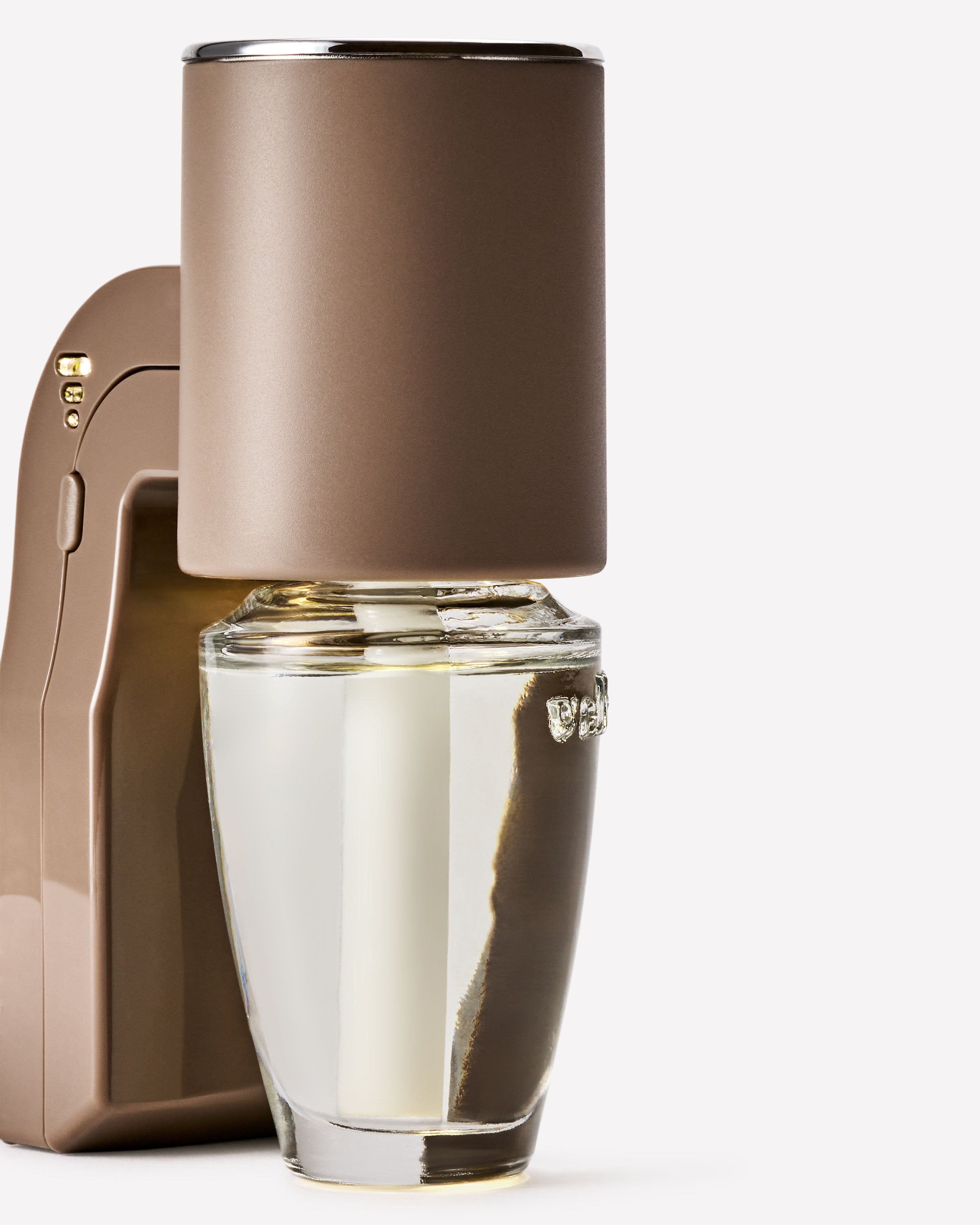 Diffuseur de fragrance Wallflowers Veilleuse avec contrôle de la fragrance cylindre brun
