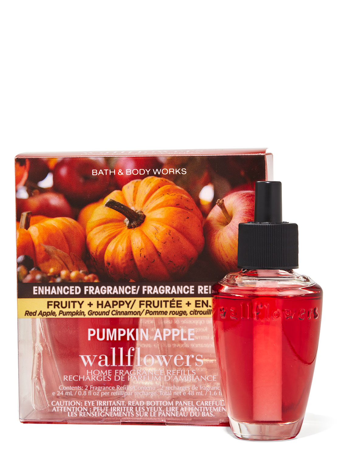 Pumpkin Apple Wallflowers Fragrance Refills, 2-Pack | Bath and Body Works