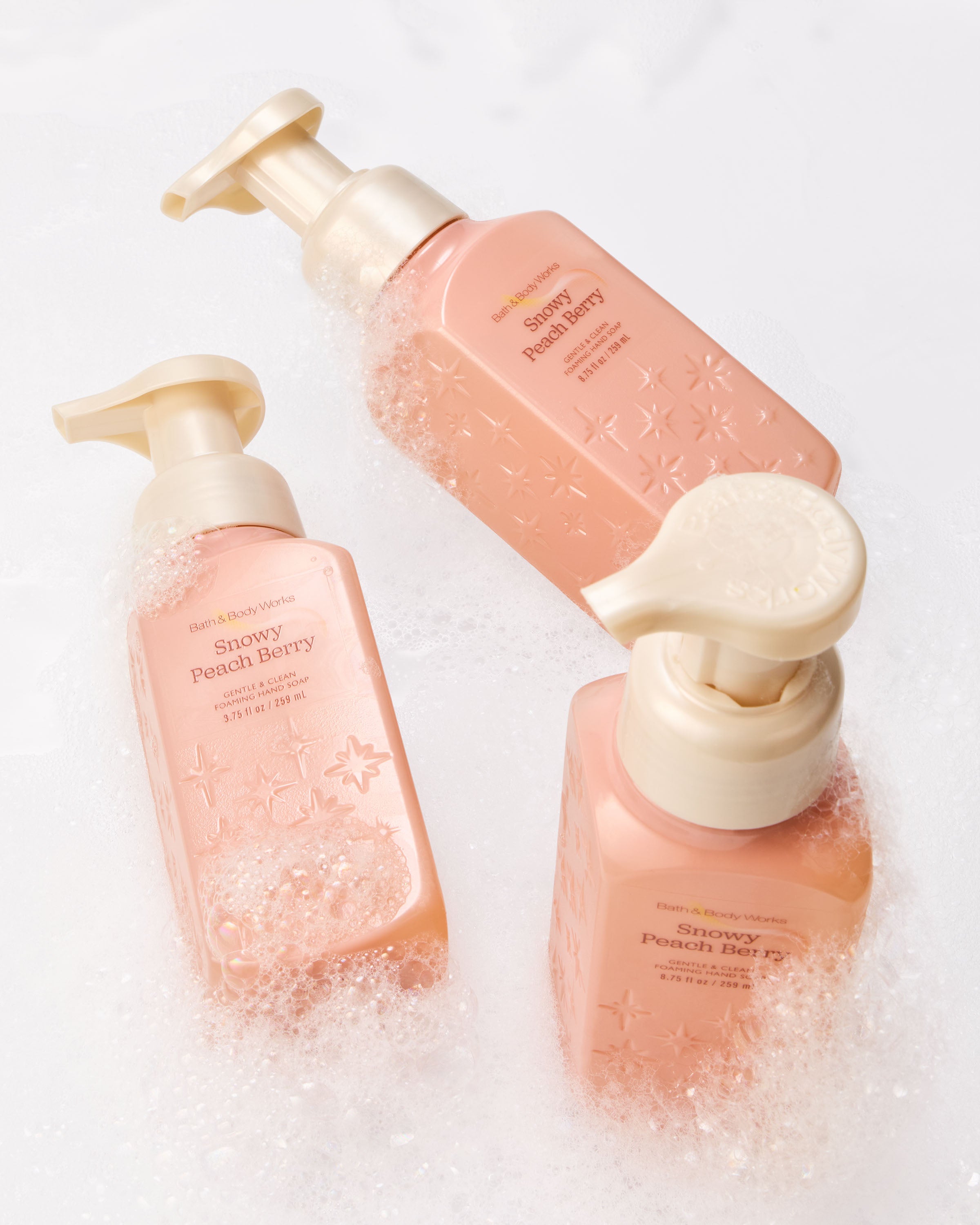 Snowy Peach Berry Gentle & Clean Foaming Hand Soap