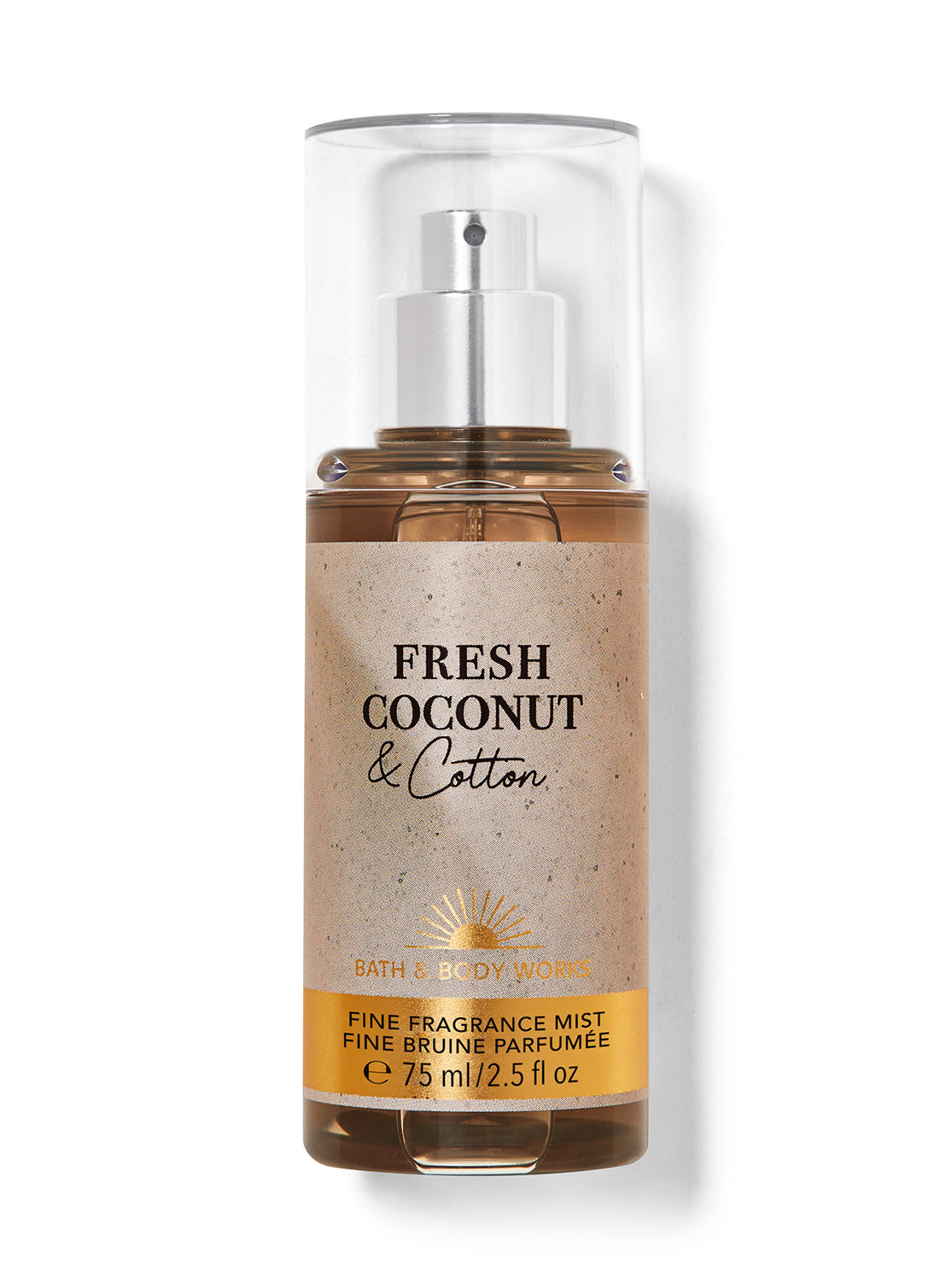Fresh Coconut & Cotton Travel Size Fine Fragrance Mist | Bath and Body Works