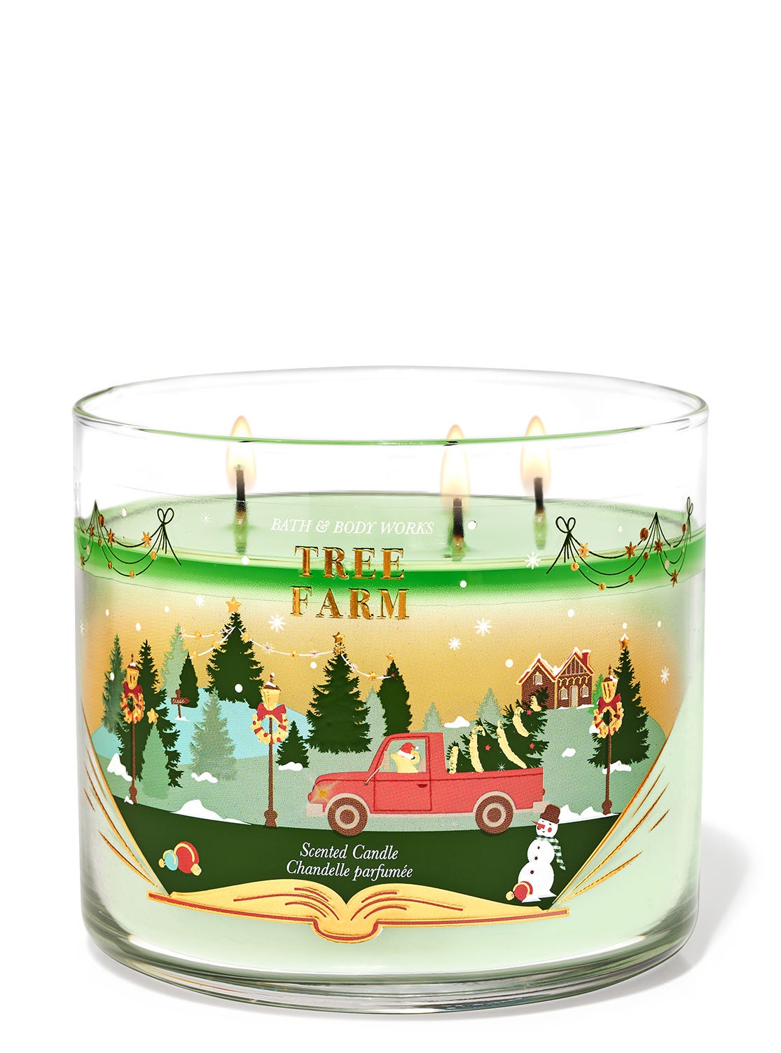 Tree Farm 3Wick Candle Bath and Body Works