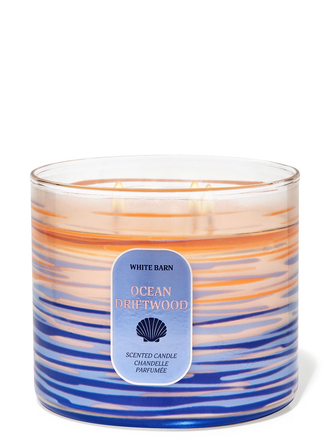 Ocean Driftwood 3Wick Candle Bath and Body Works