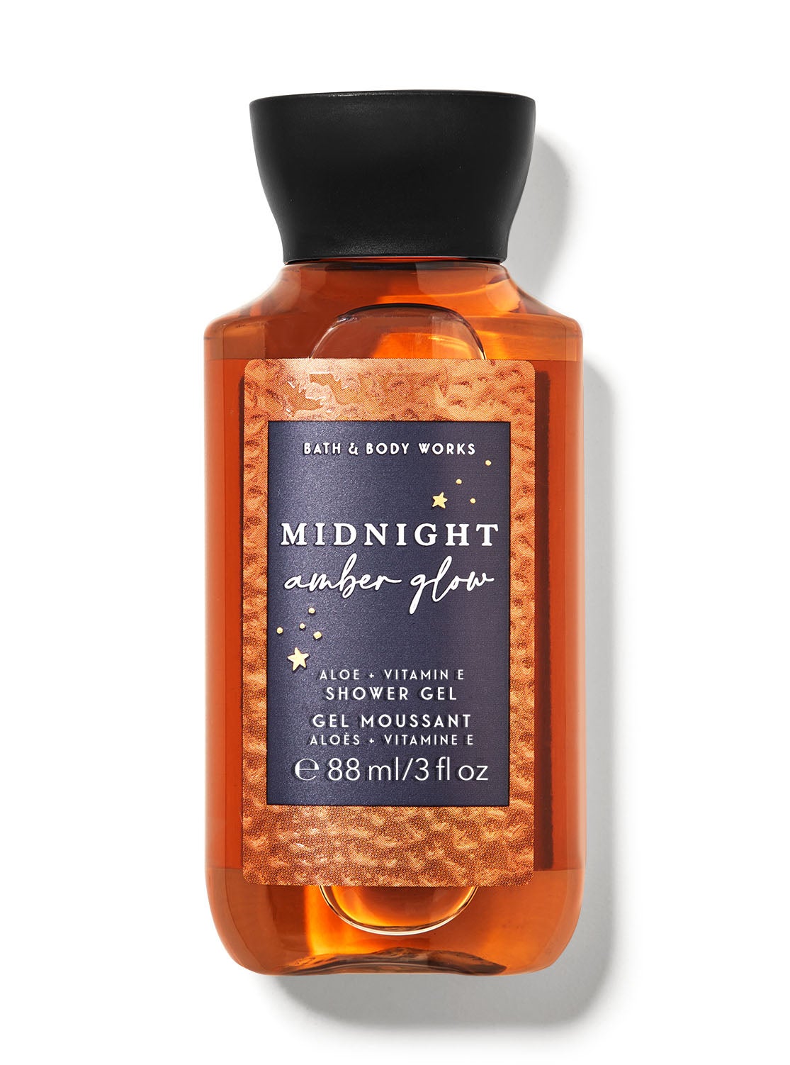 Midnight Amber Glow Travel Size Shower Gel Bath and Body Works