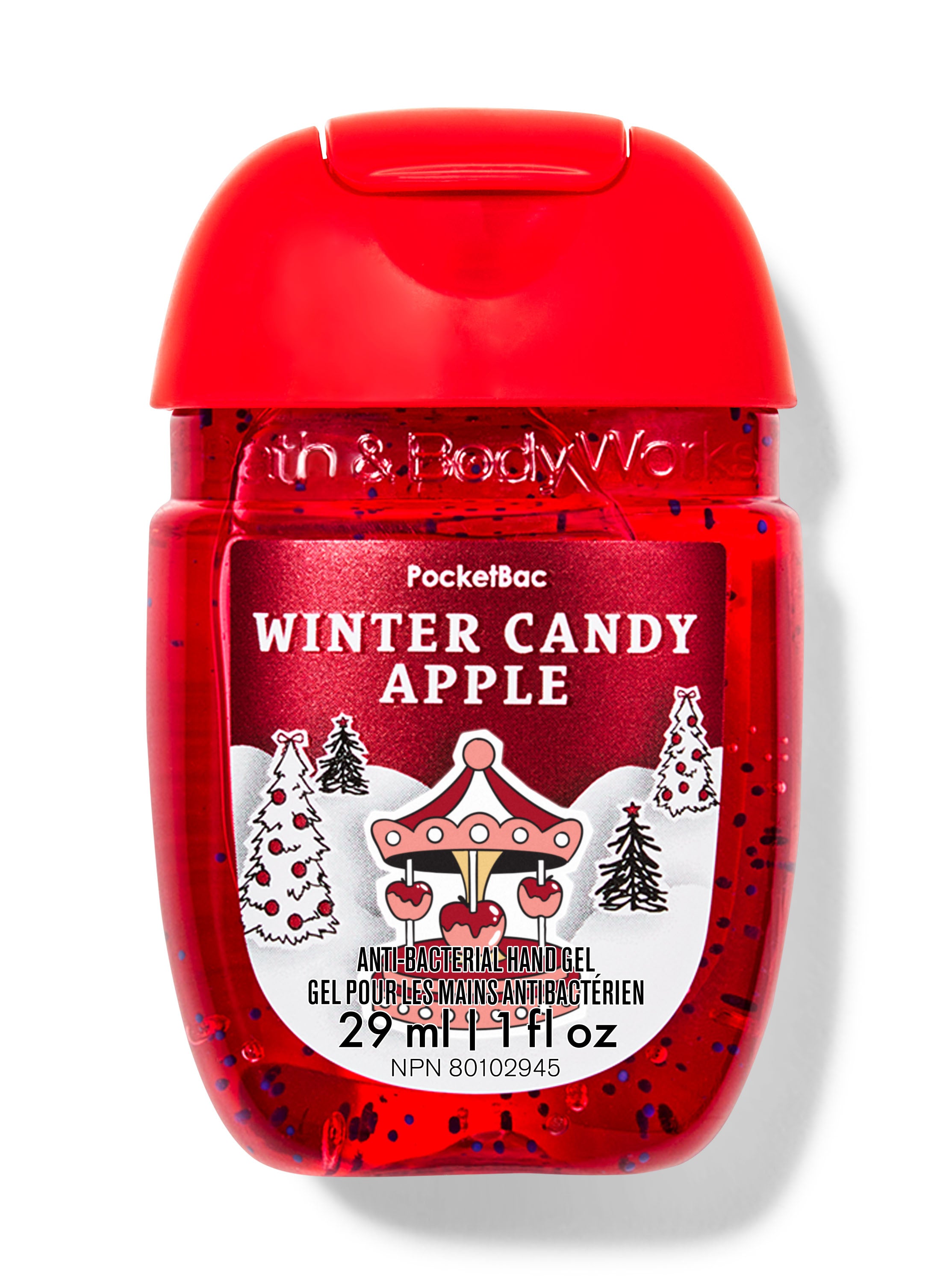 Winter Candy Apple PocketBac Hand Sanitizer