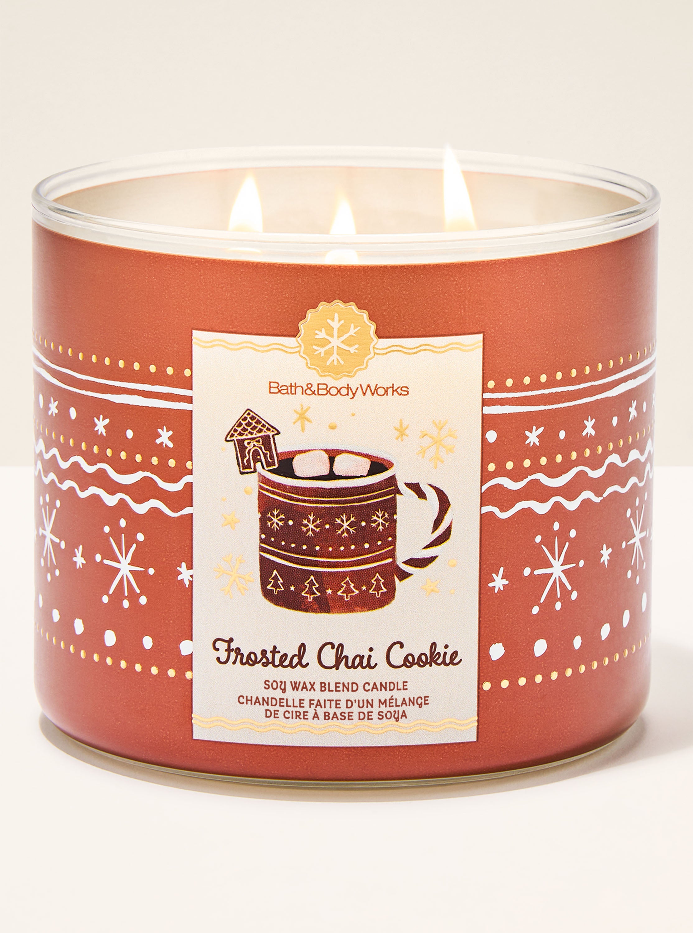 Frosted Chai Cookie 3-Wick Candle