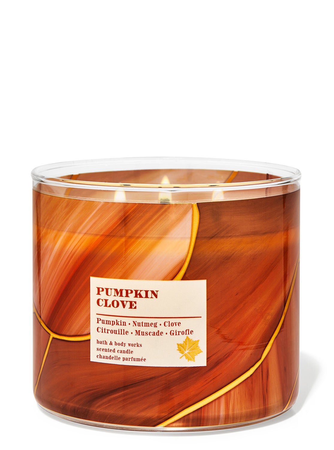 Pumpkin Clove 3Wick Candle Bath and Body Works