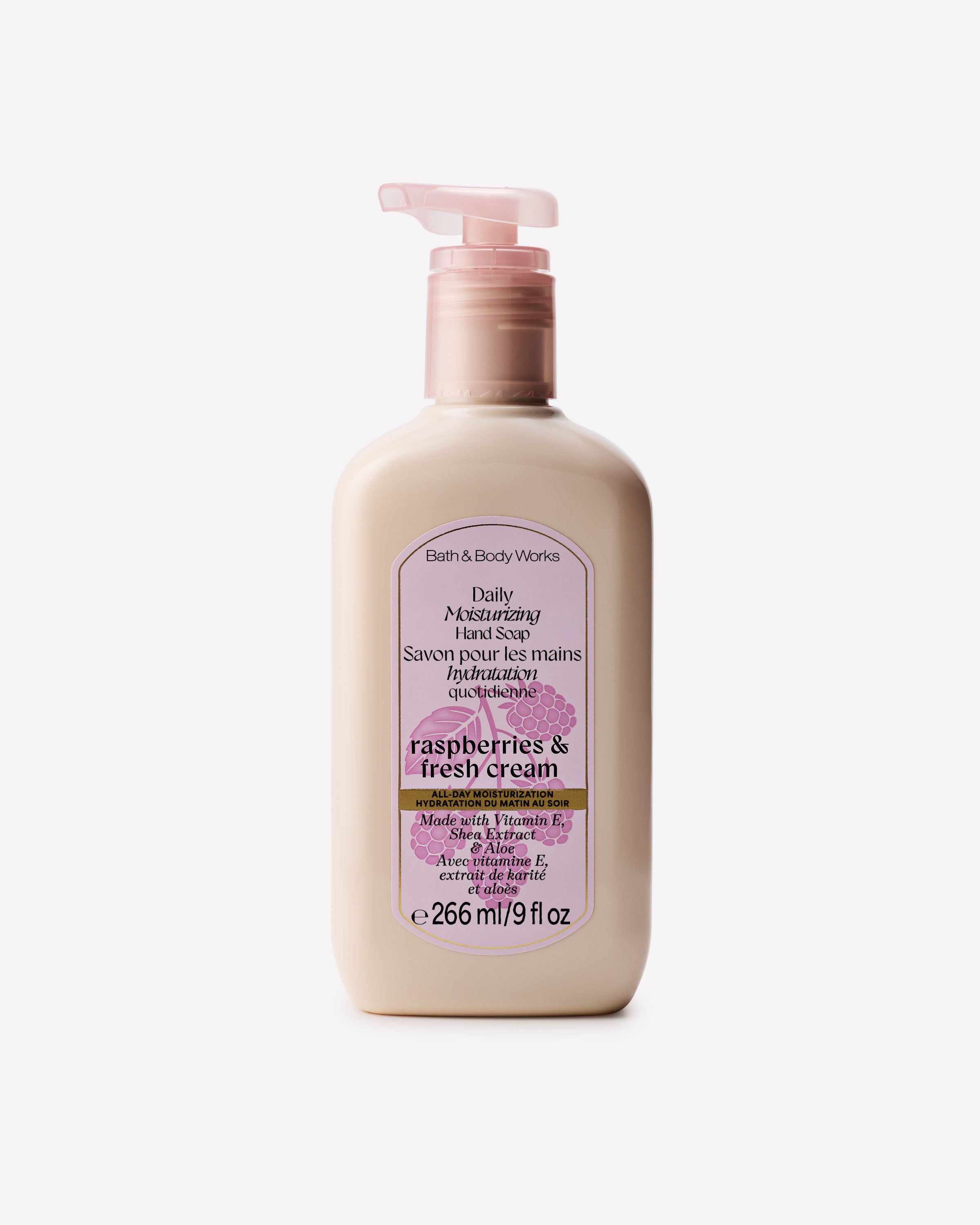 Raspberries & Fresh Cream Daily Moisturizing Hand Soap