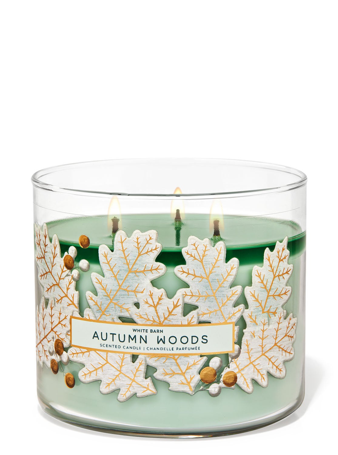 Autumn Woods 3Wick Candle Bath and Body Works