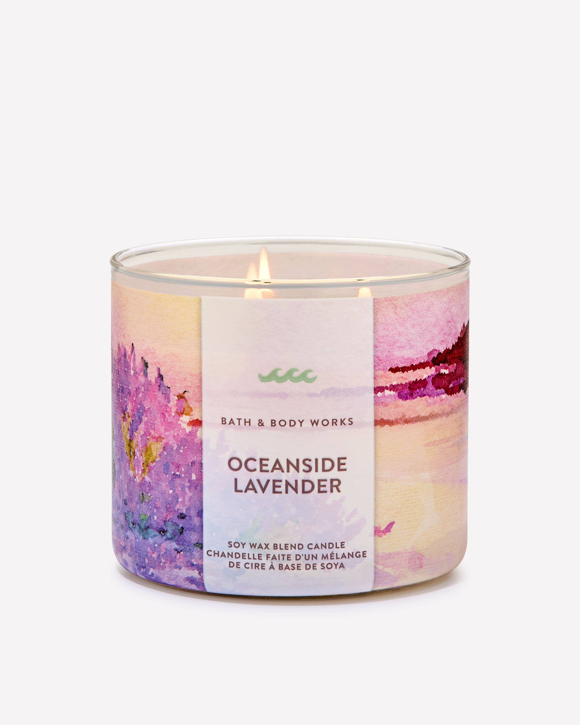 Oceanside Lavender 3-Wick Candle