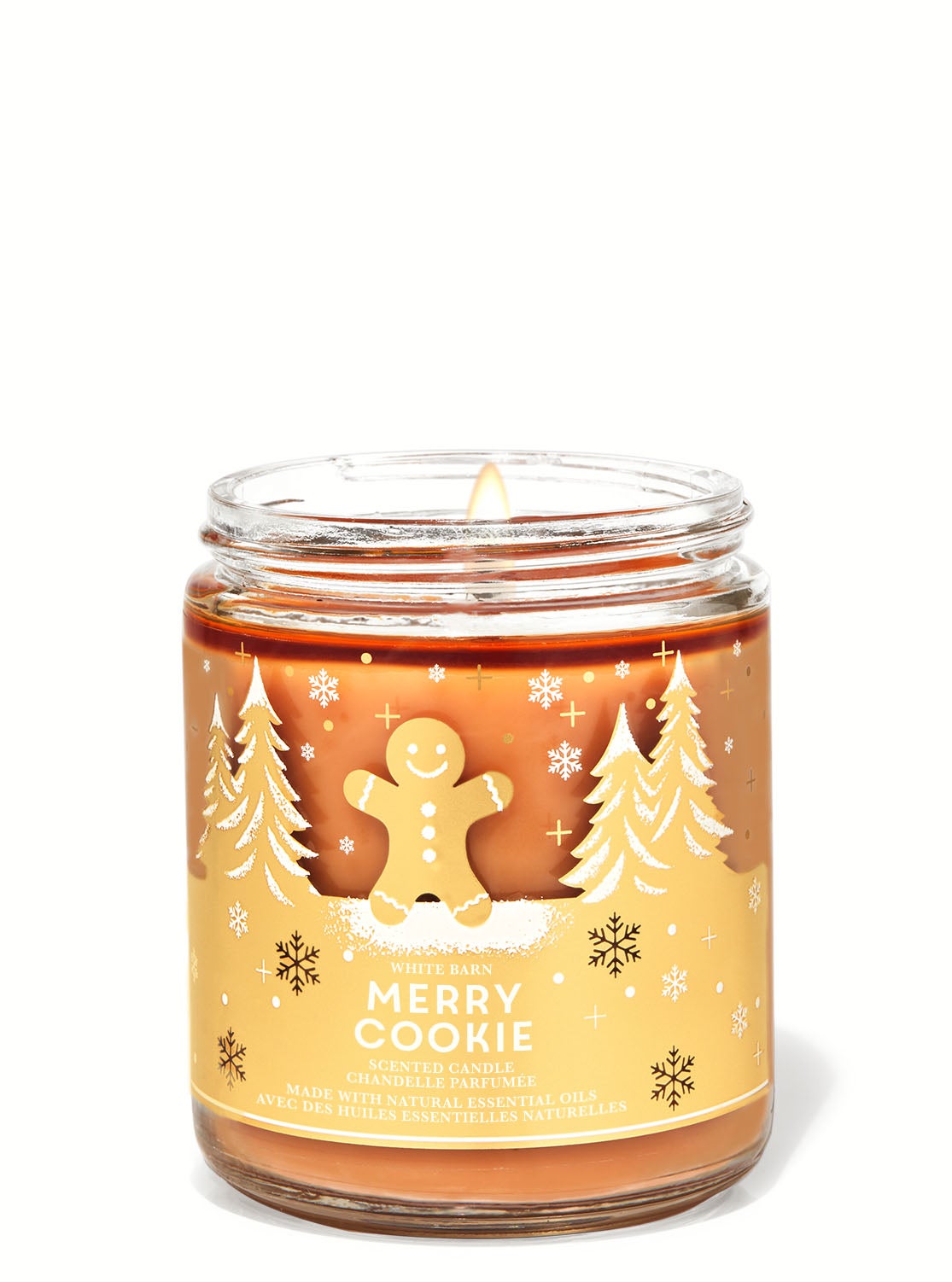 Merry Cookie Single Wick Candle Bath and Body Works