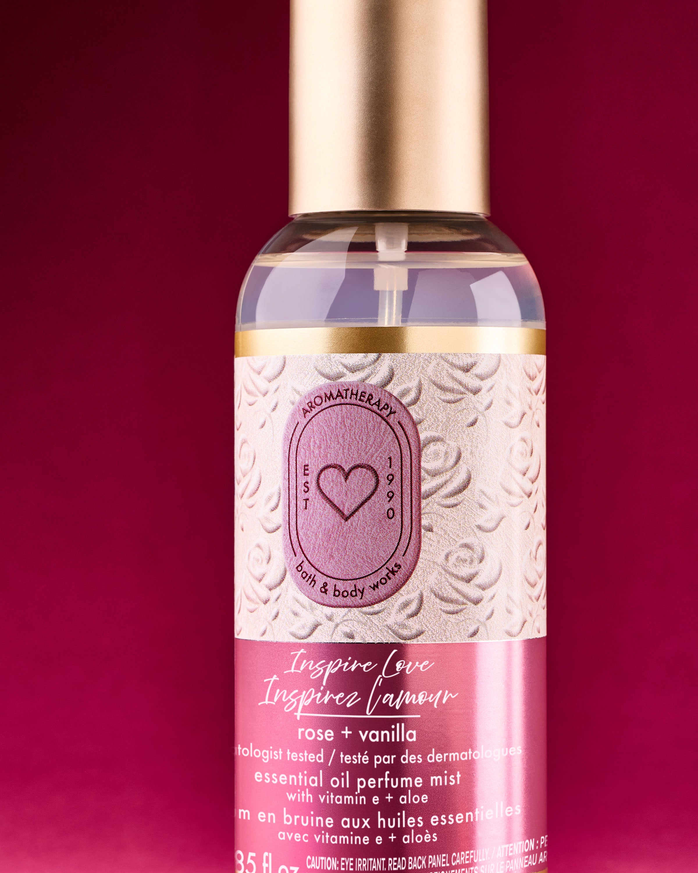 Rose Vanilla Essential Oil Mist